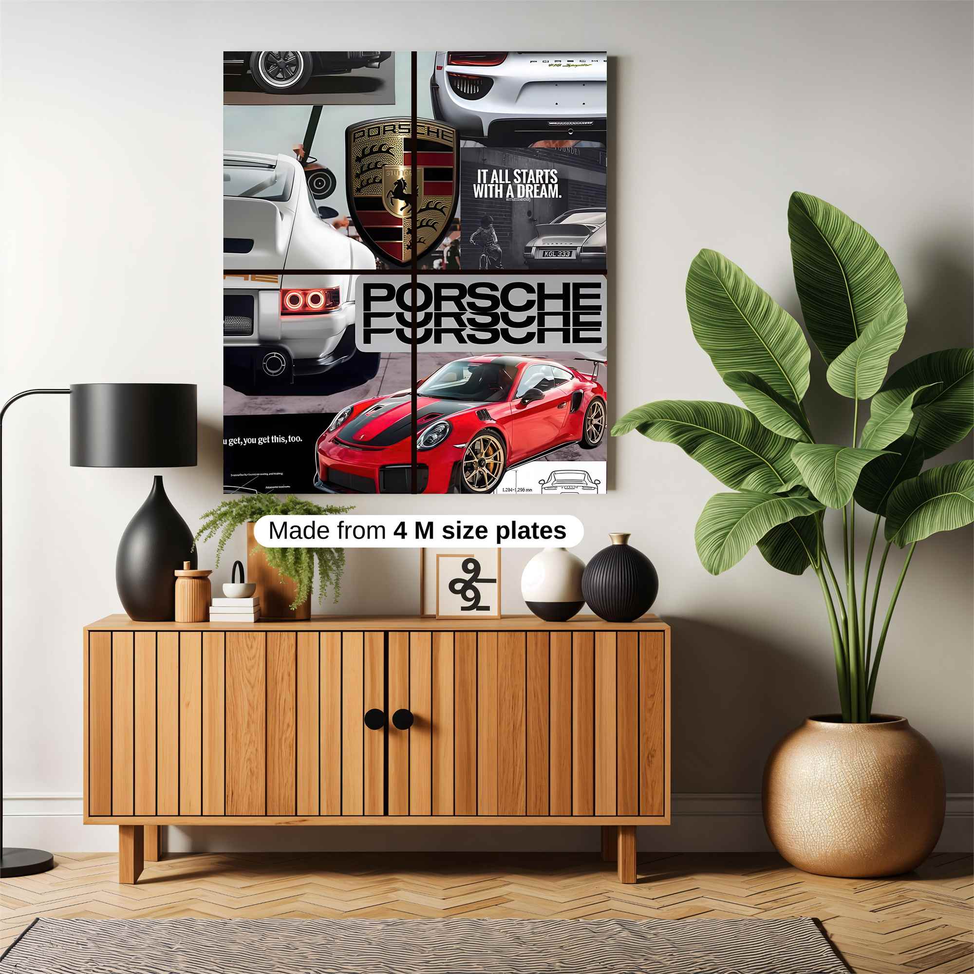 Porsche Passion Safe Wall Magnetic / M