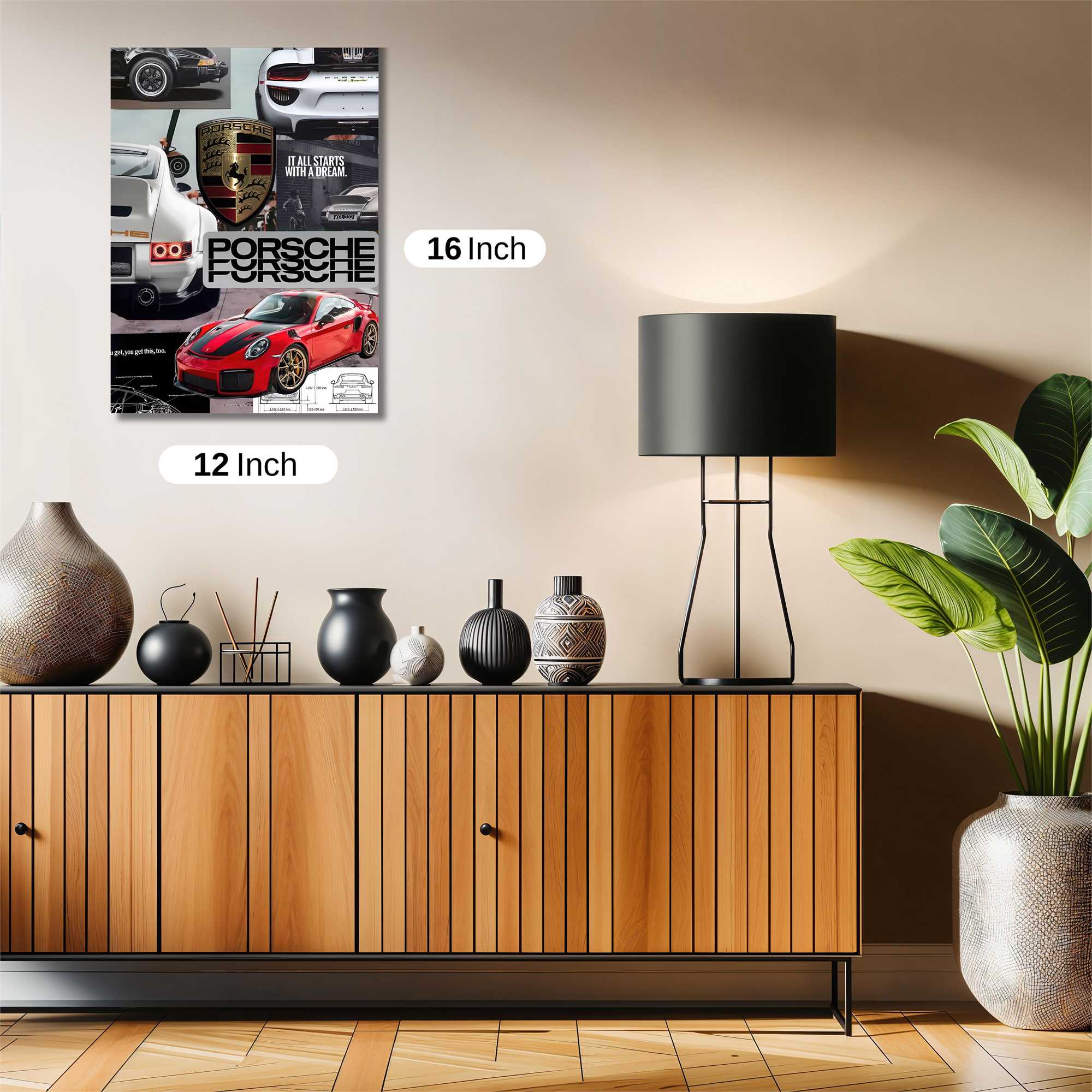 Porsche Passion Safe Wall Magnetic / M
