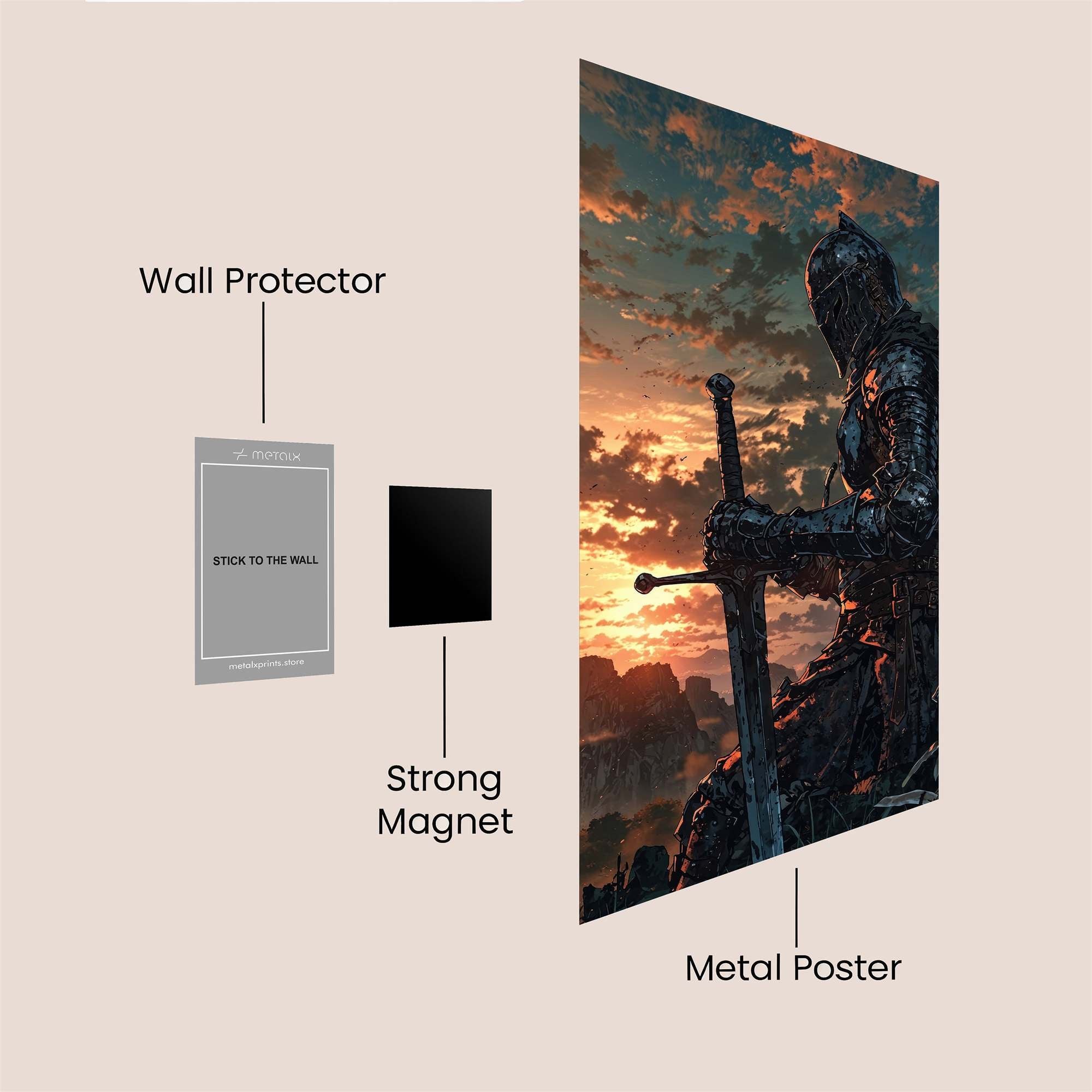 Knight Resolute Safe Wall Magnetic / M