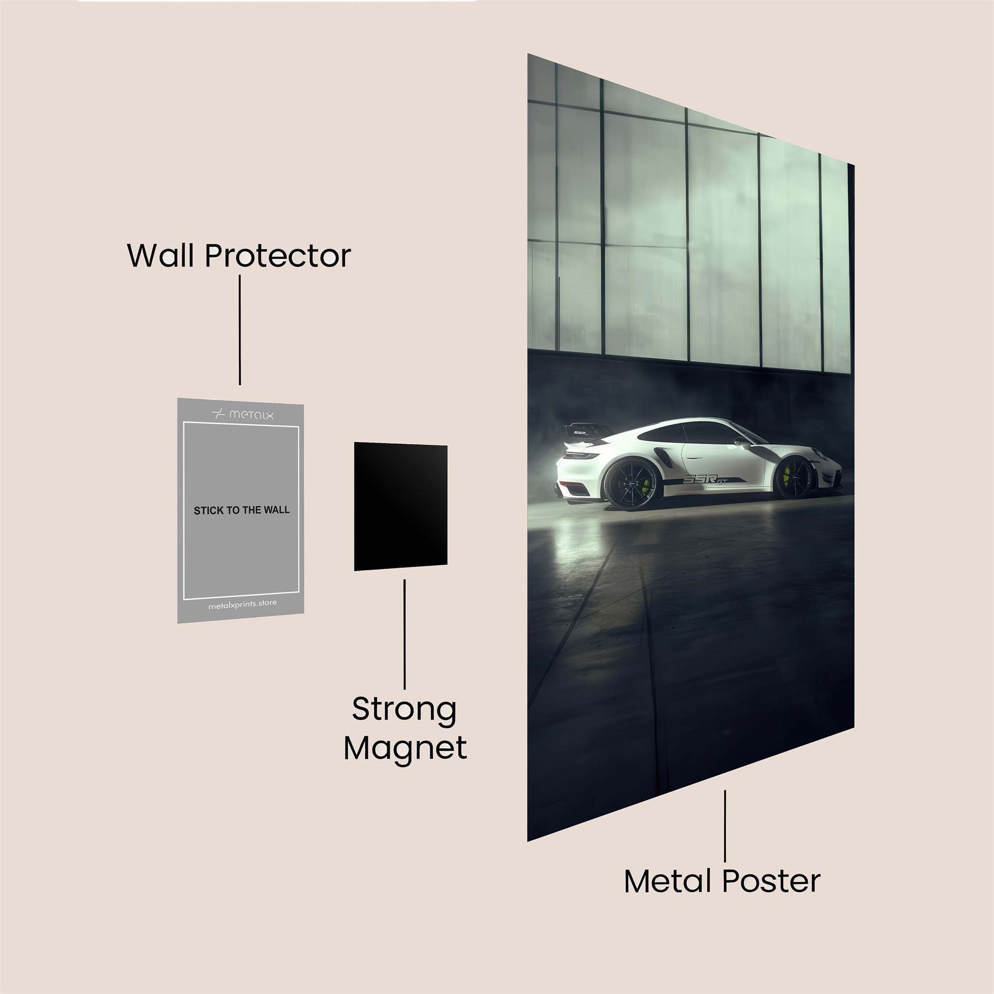 Porsche Enigmatic Safe Wall Magnetic / M