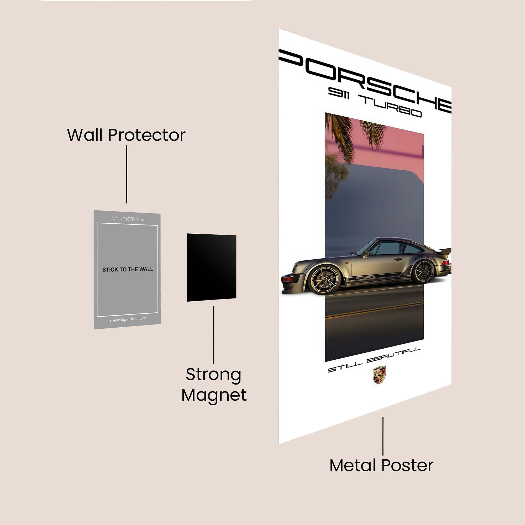 Porsche Serenity Safe Wall Magnetic / M