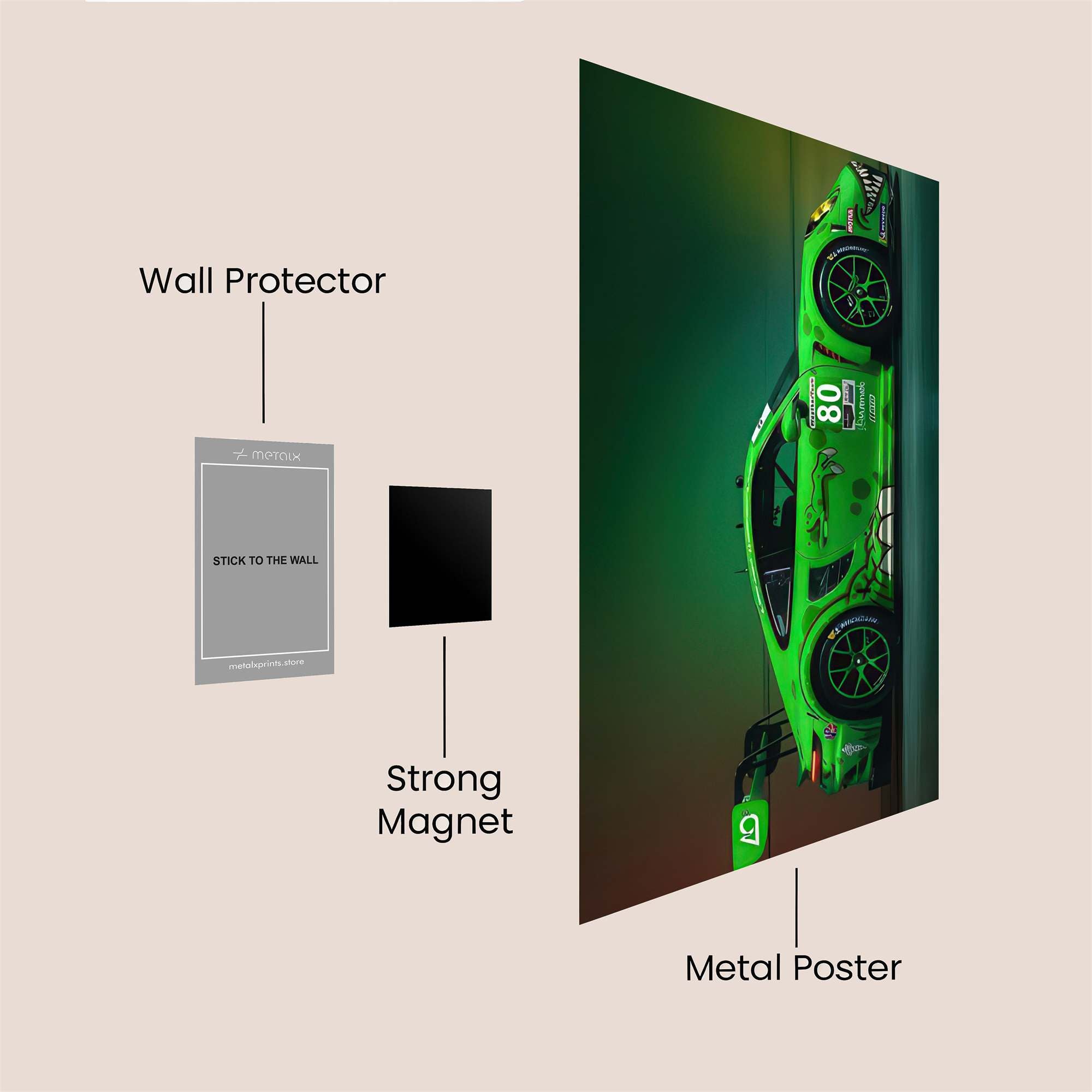 Porsche Pulse Safe Wall Magnetic / M