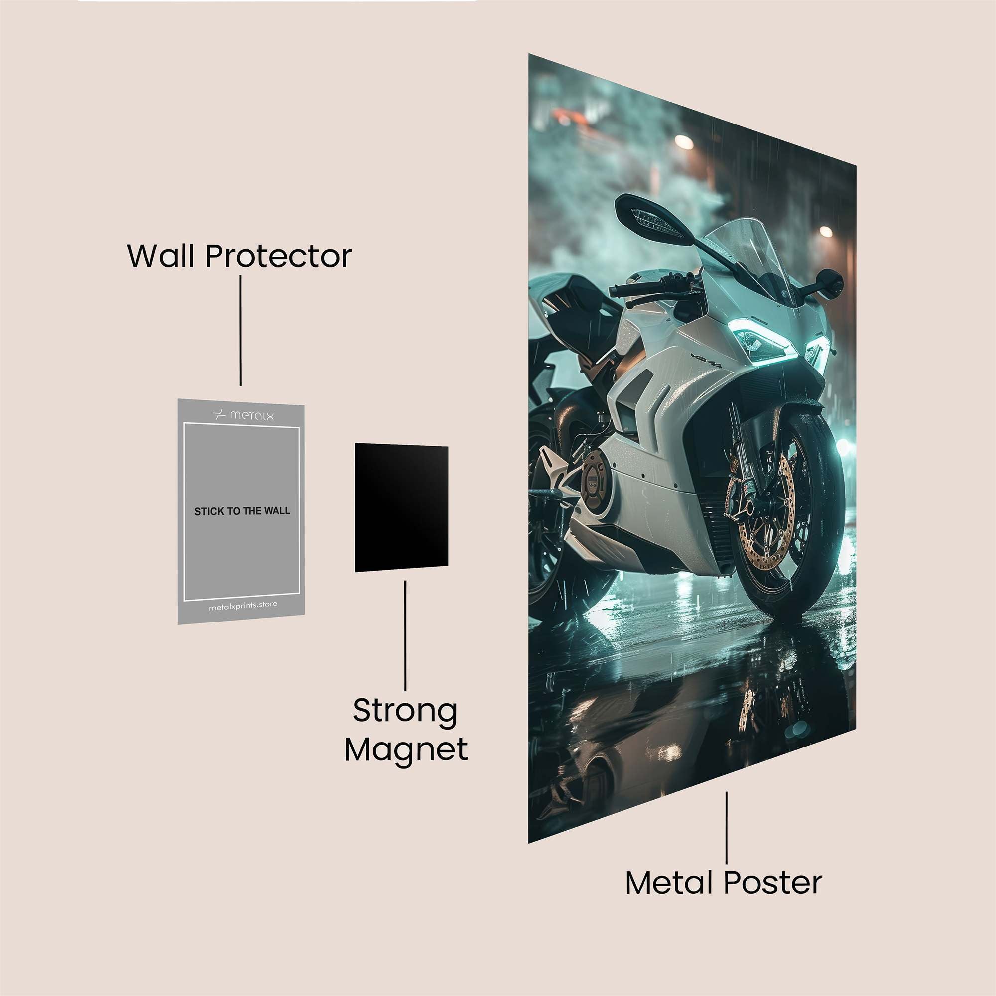 Ducati Dazzle Safe Wall Magnetic / M