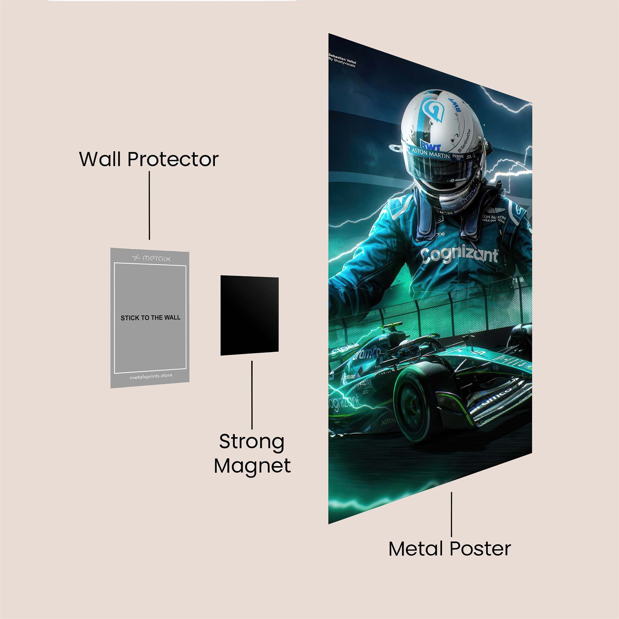 De Vries Electrifying Safe Wall Magnetic / M