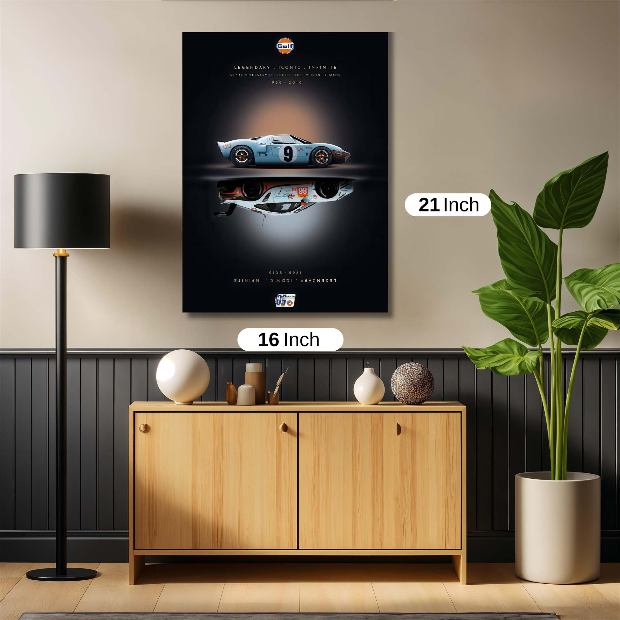 Ford Nostalgic Safe Wall Magnetic / M