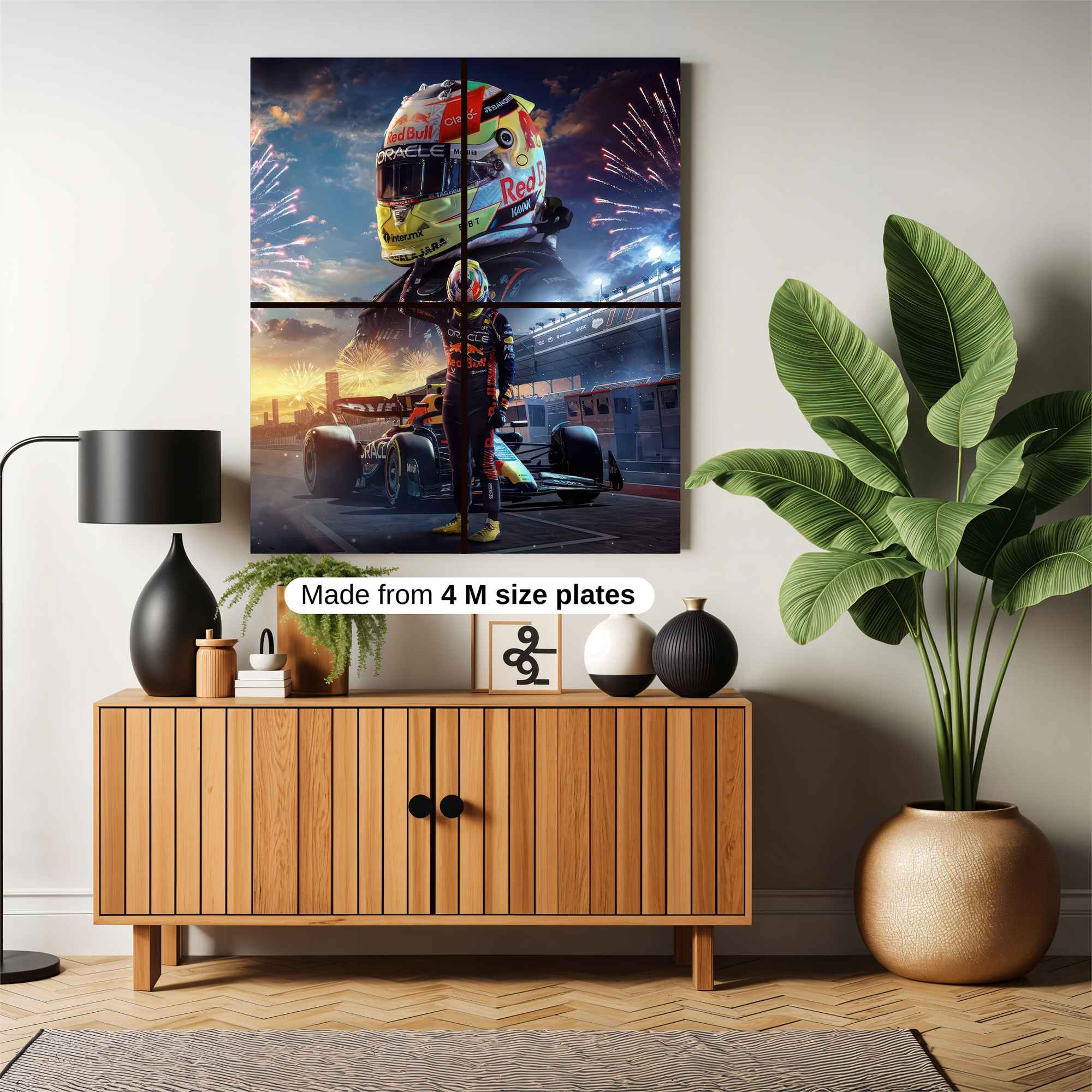 Verstappen Triumphant Safe Wall Magnetic / M