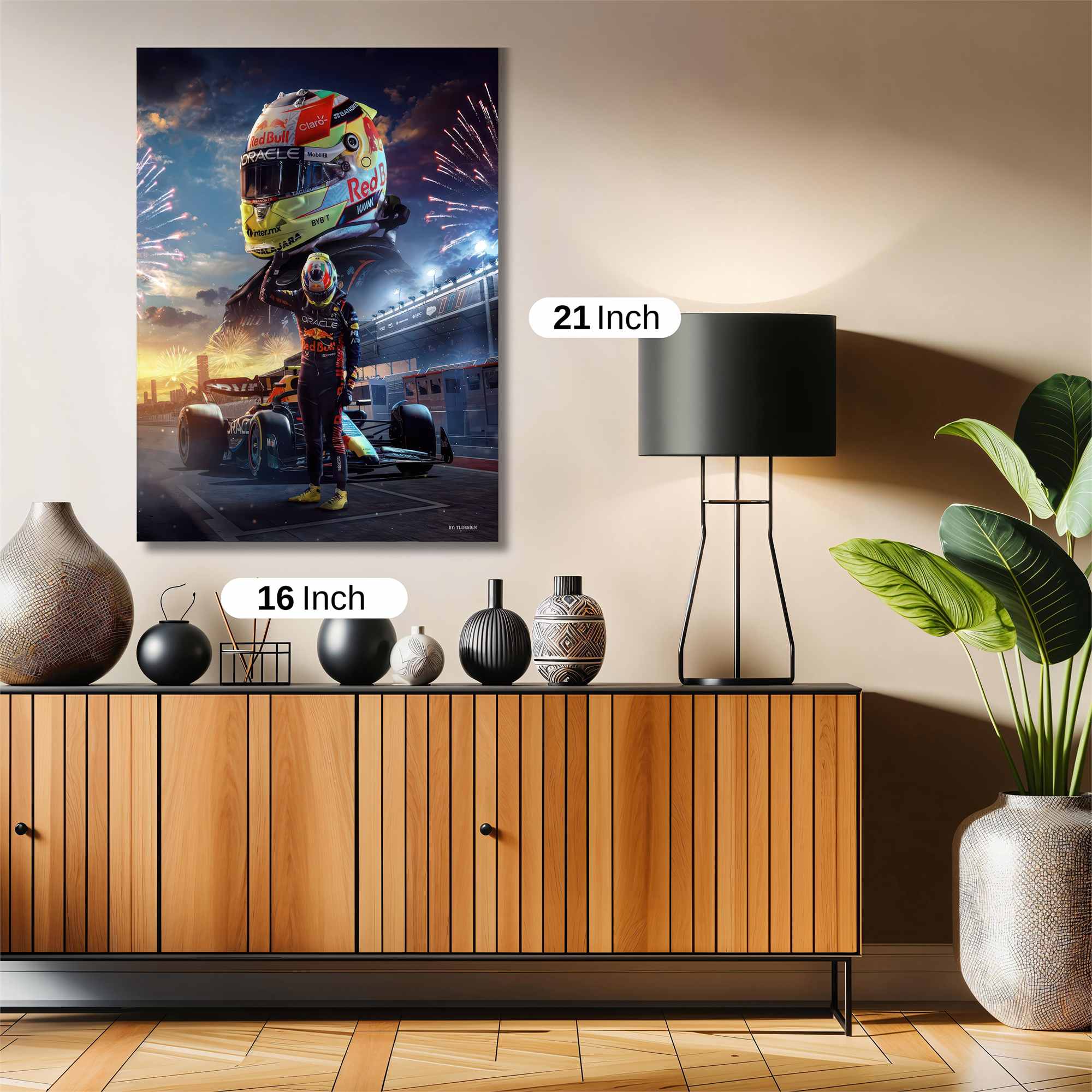 Verstappen Triumphant Safe Wall Magnetic / M