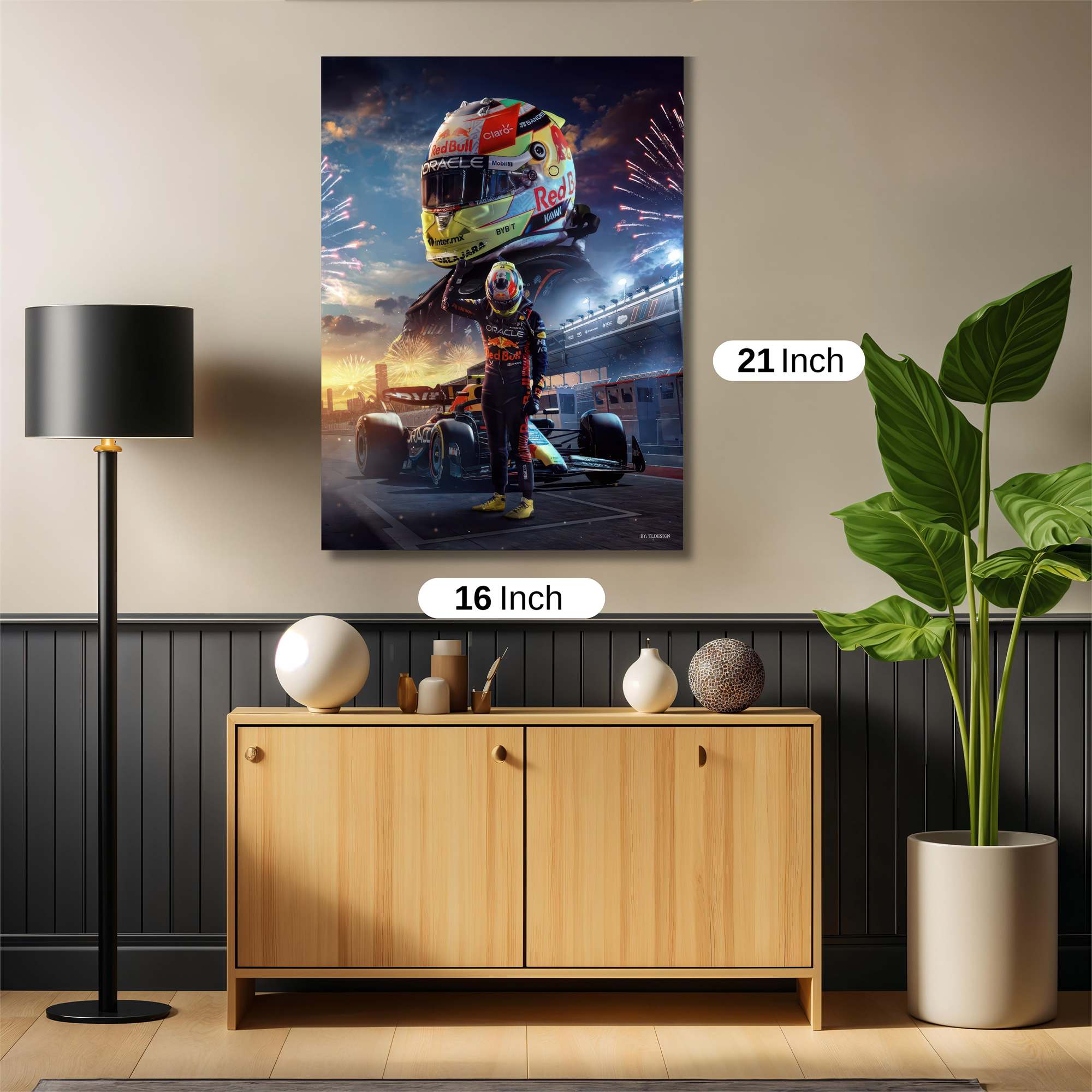 Verstappen Triumphant Safe Wall Magnetic / M