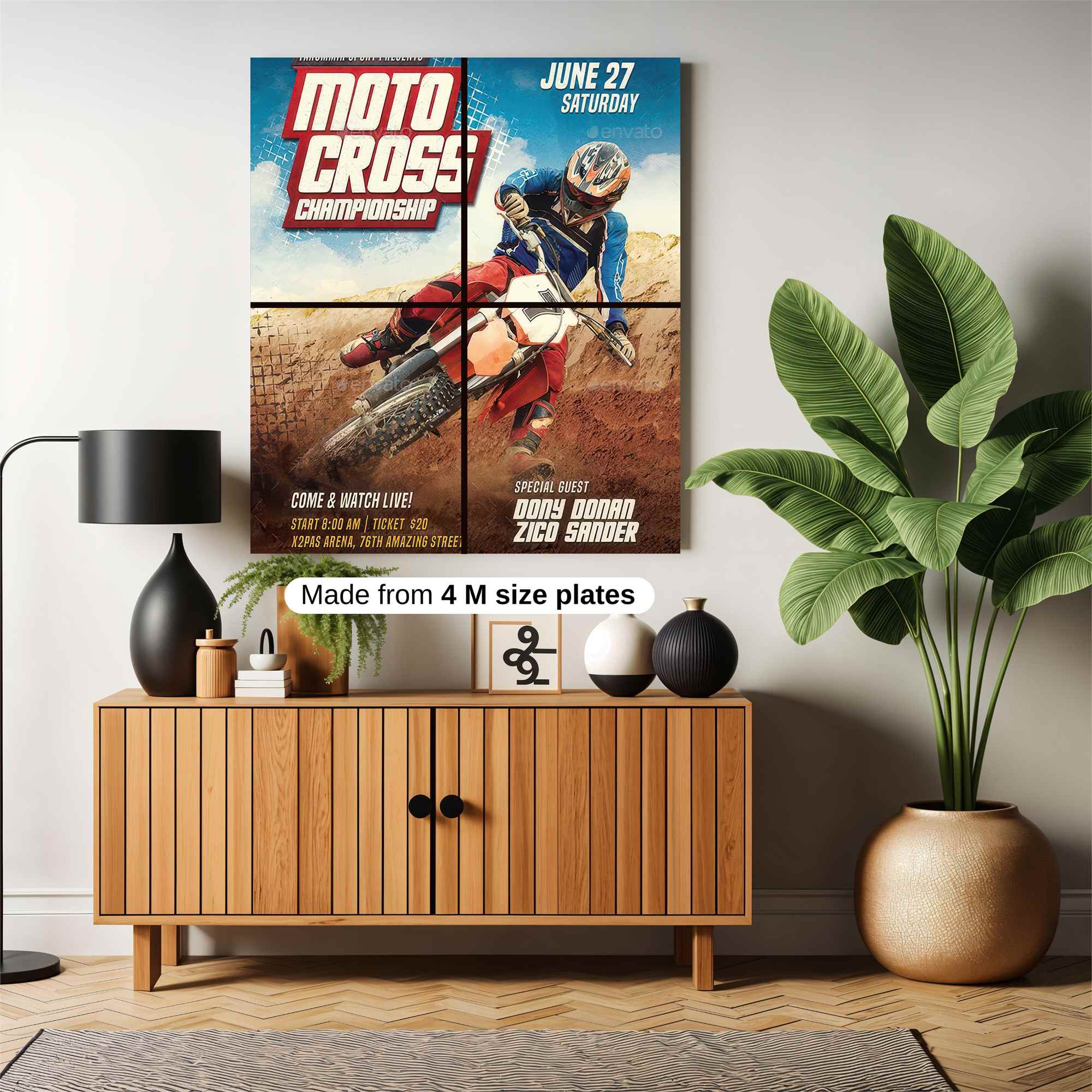 Moto Thrill Safe Wall Magnetic / M