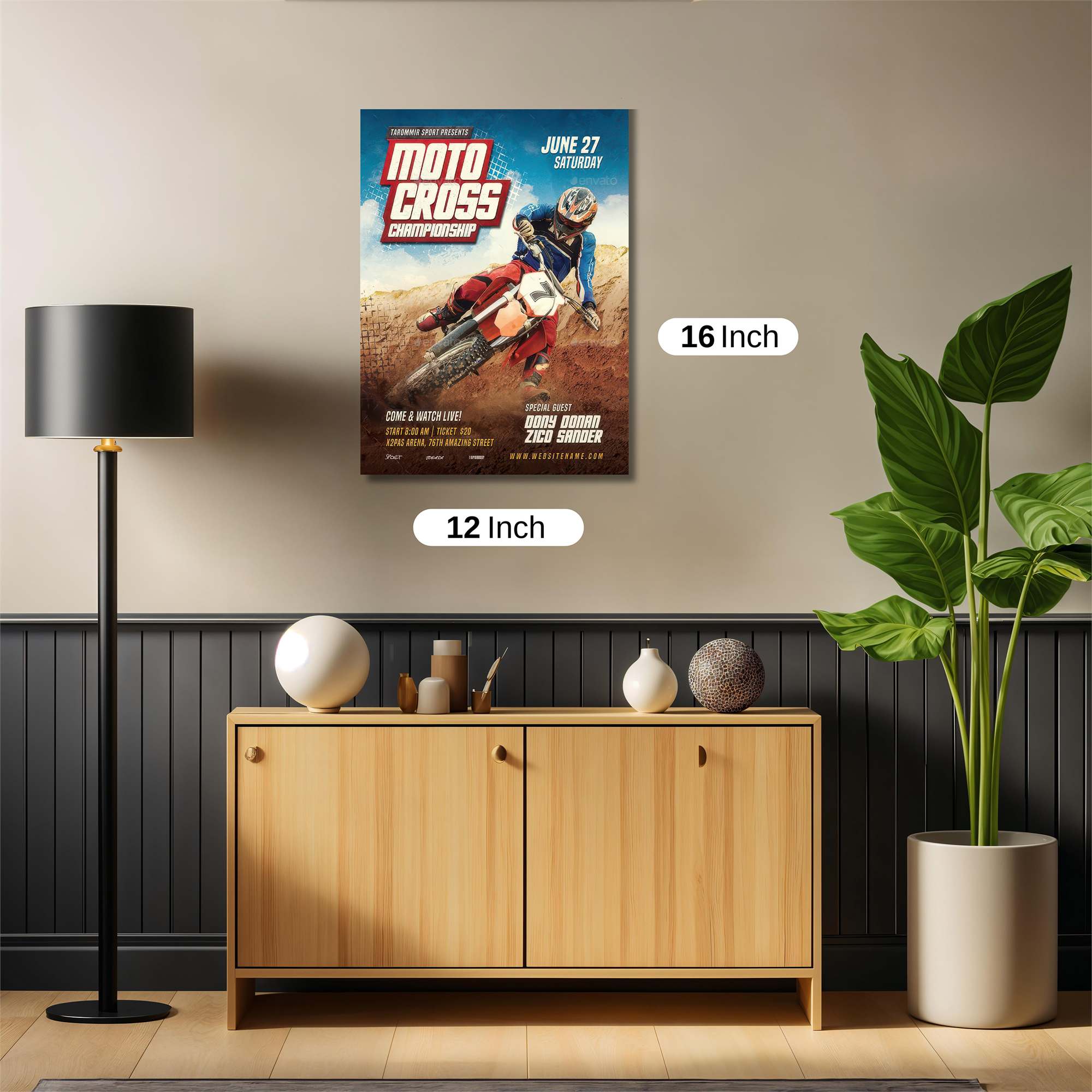 Moto Thrill Safe Wall Magnetic / M