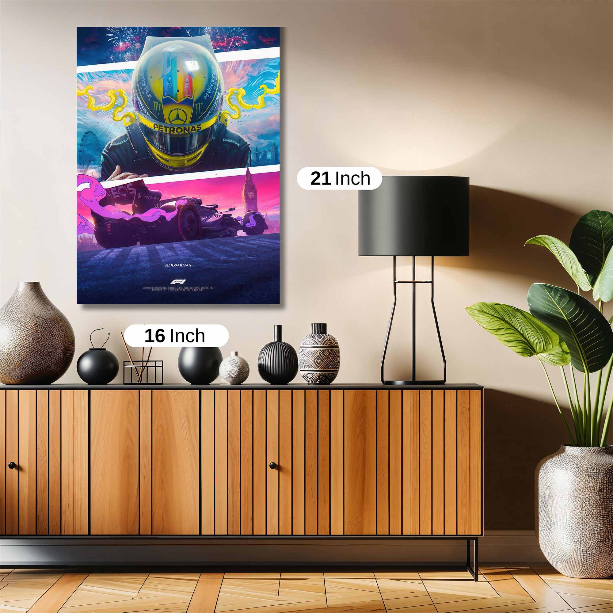 Hamilton Vibrant Safe Wall Magnetic / M