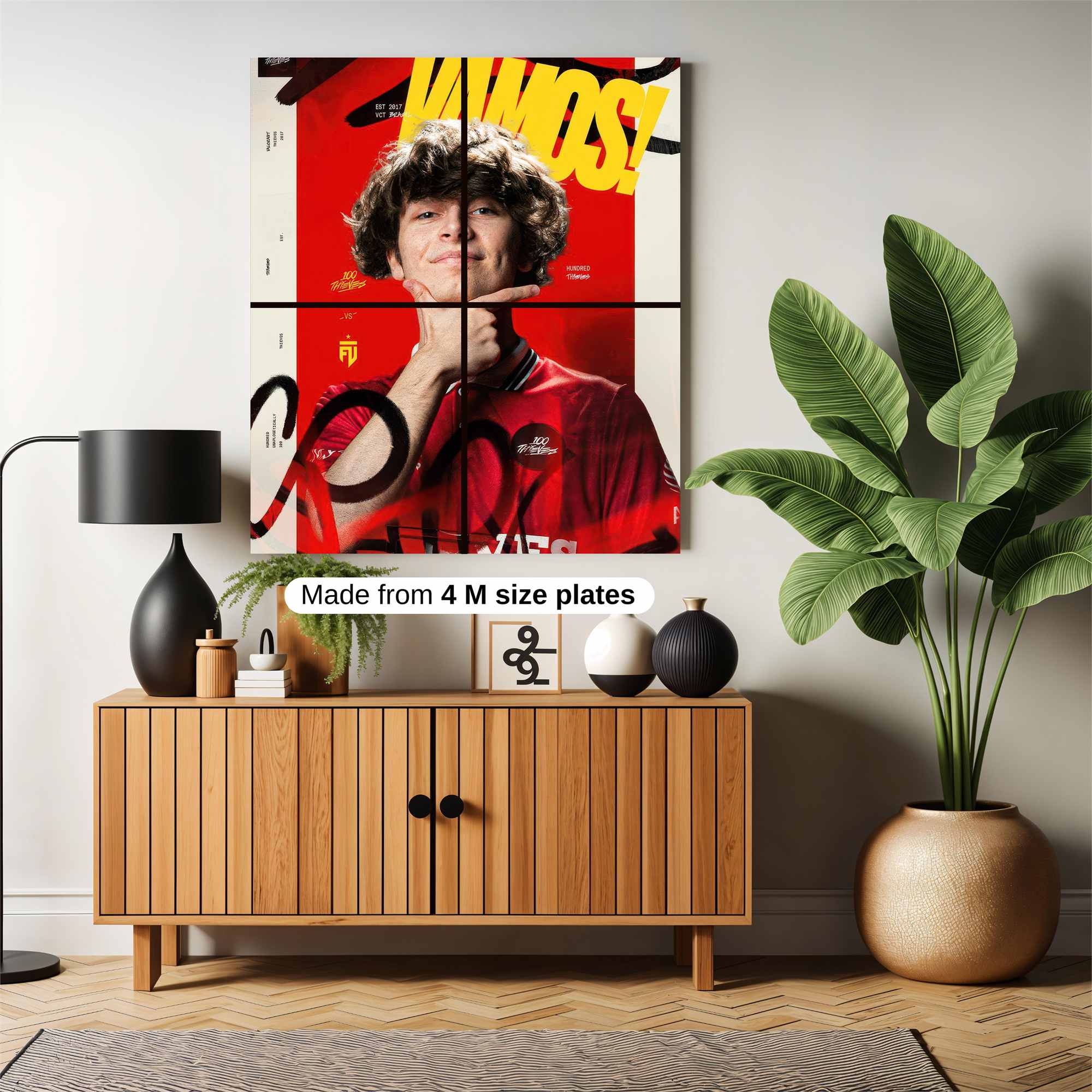 Vamos! Vibrant Safe Wall Magnetic / M