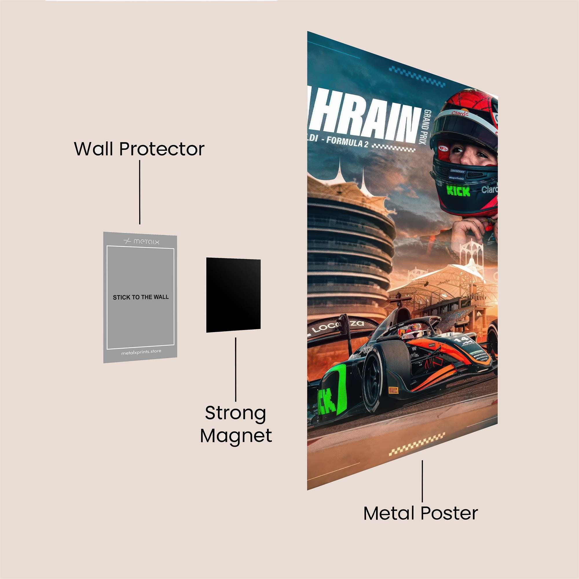 Enzo Fittipaldi - Daring Safe Wall Magnetic / M