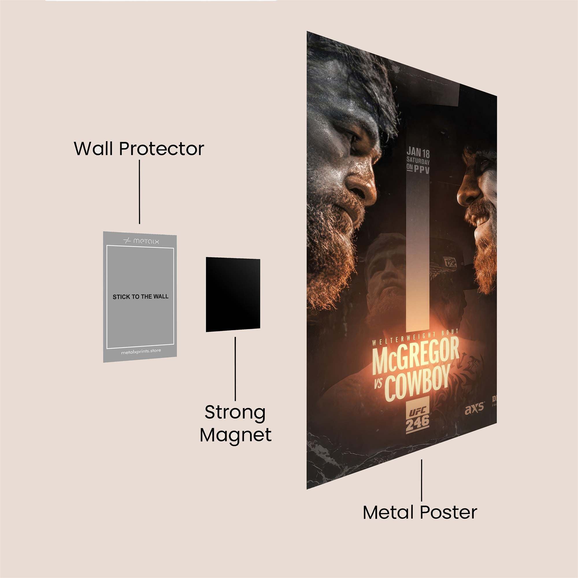 Fight Frenzy Safe Wall Magnetic / M