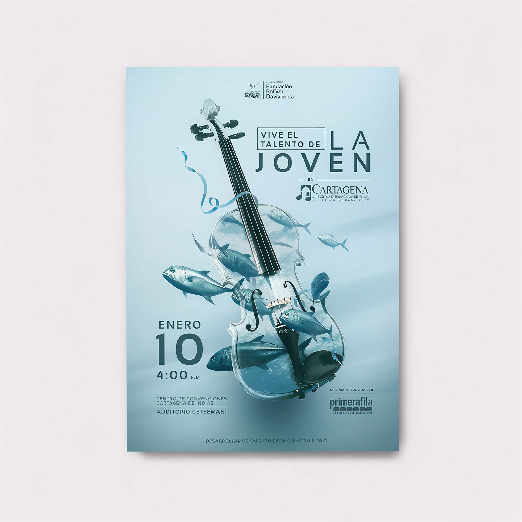 Fish Fiddle Safe Wall Magnetic / M