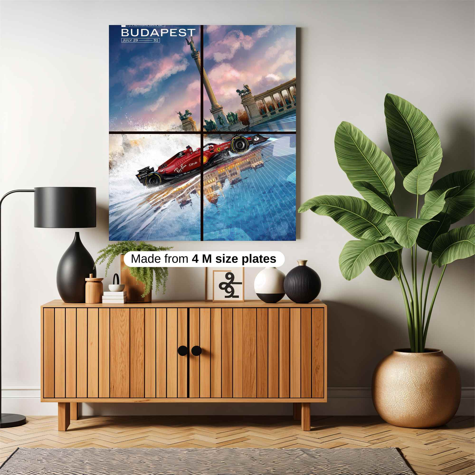 Budapest Blaze Safe Wall Magnetic / M