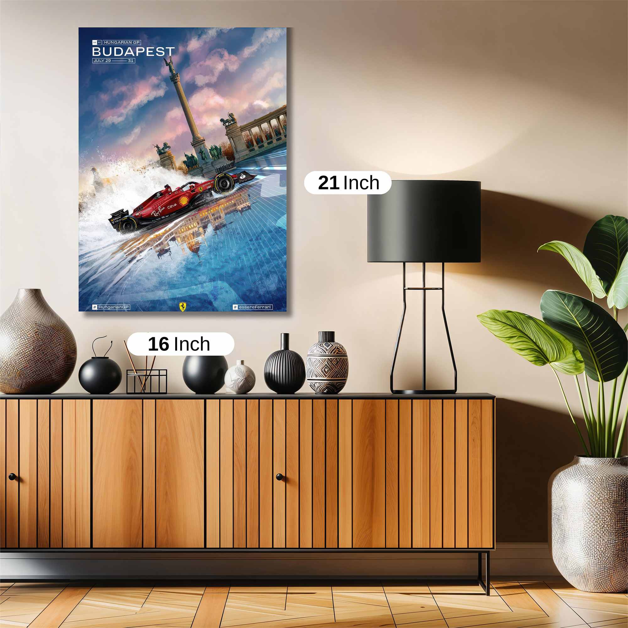Budapest Blaze Safe Wall Magnetic / M