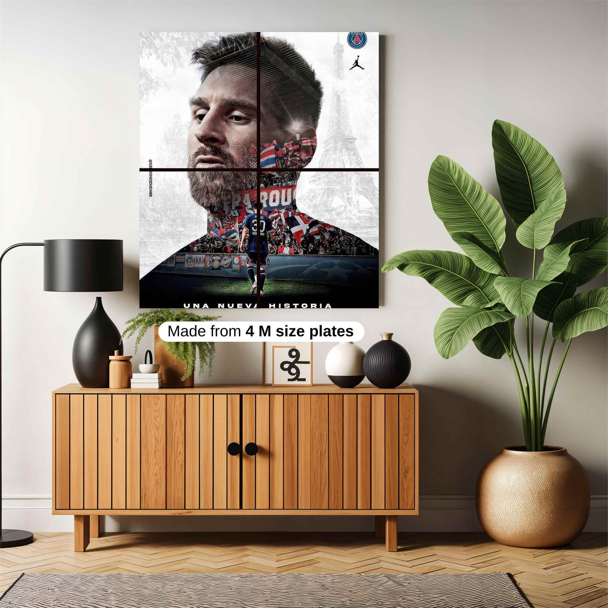 Messi Majestic Safe Wall Magnetic / M