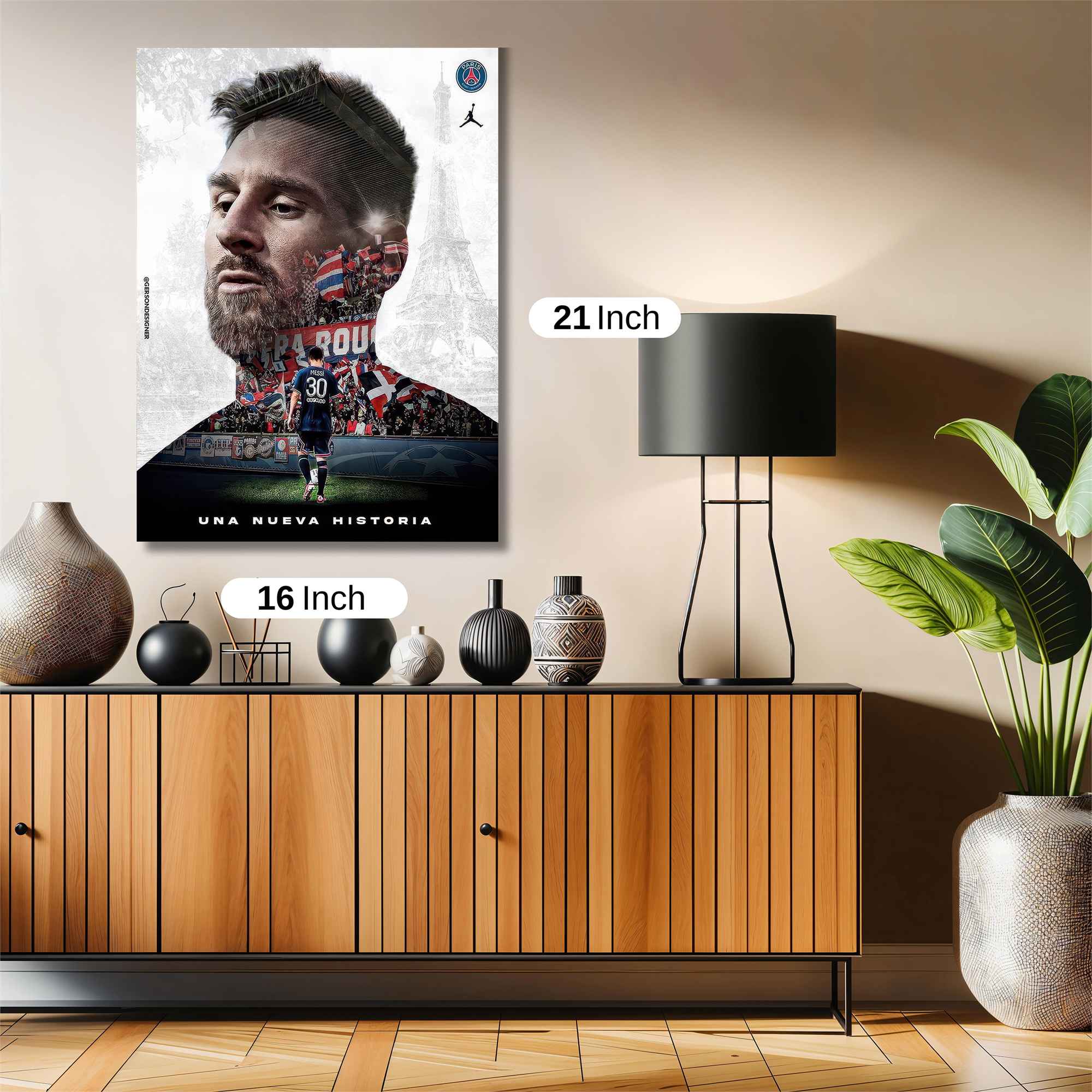 Messi Majestic Safe Wall Magnetic / M