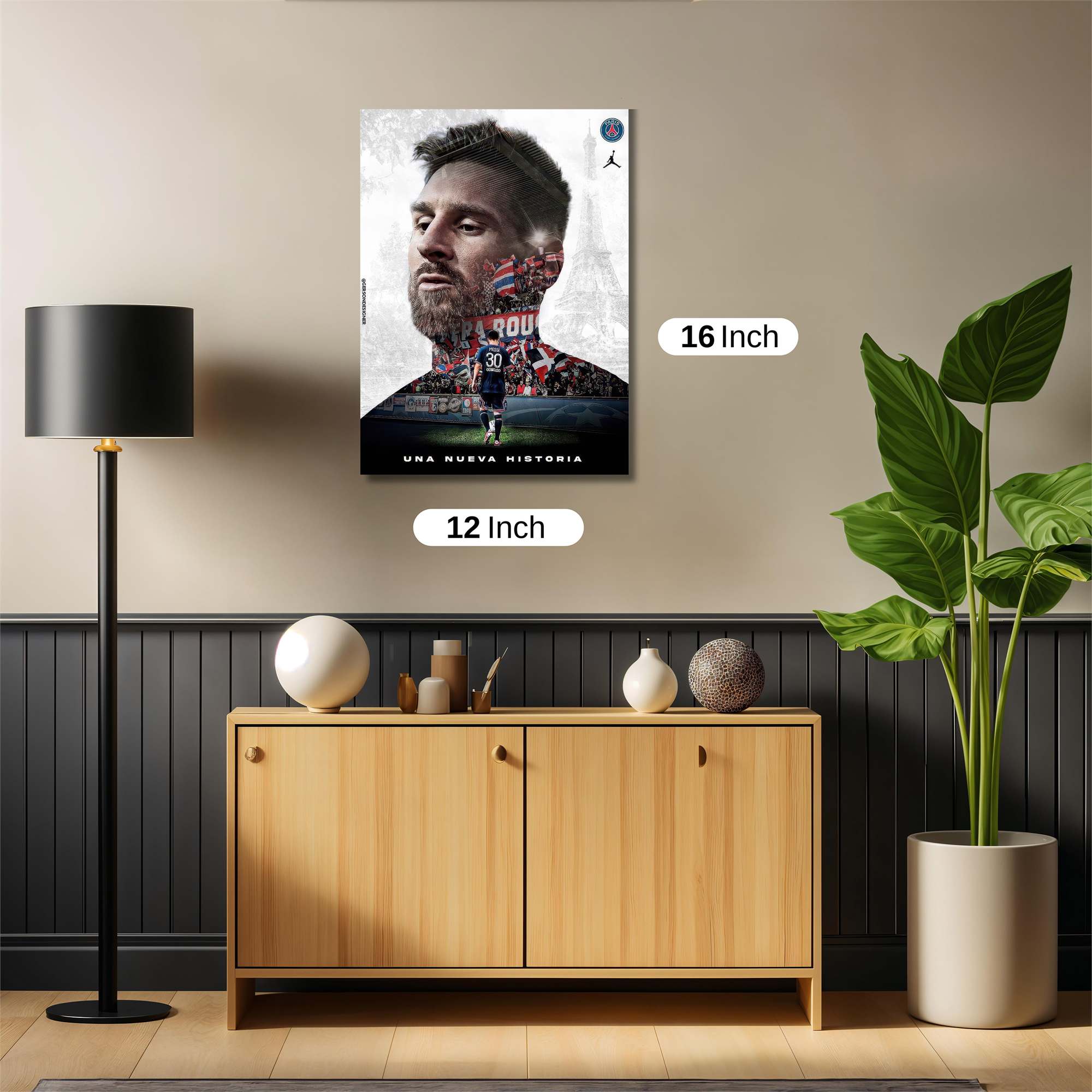 Messi Majestic Safe Wall Magnetic / M