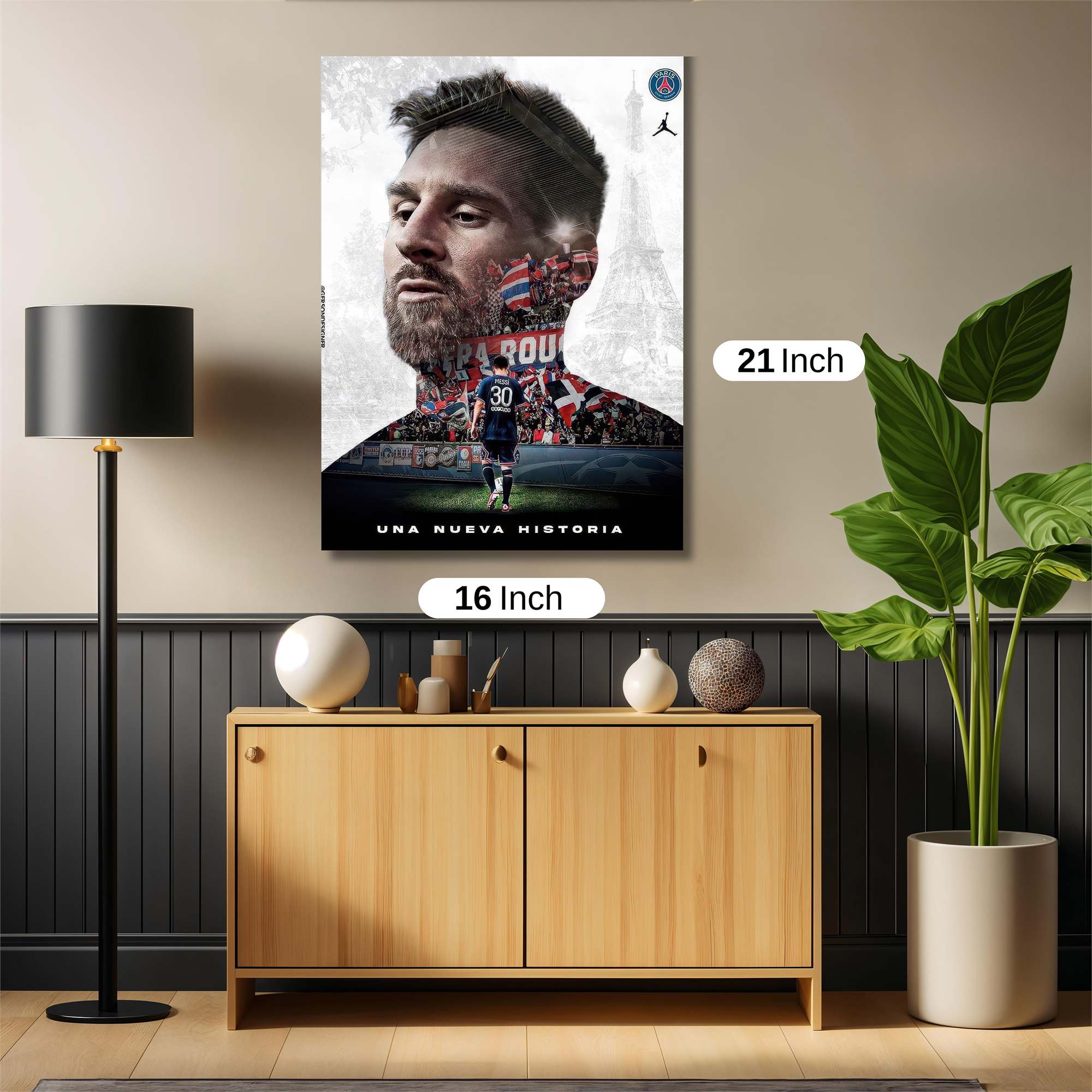 Messi Majestic Safe Wall Magnetic / M
