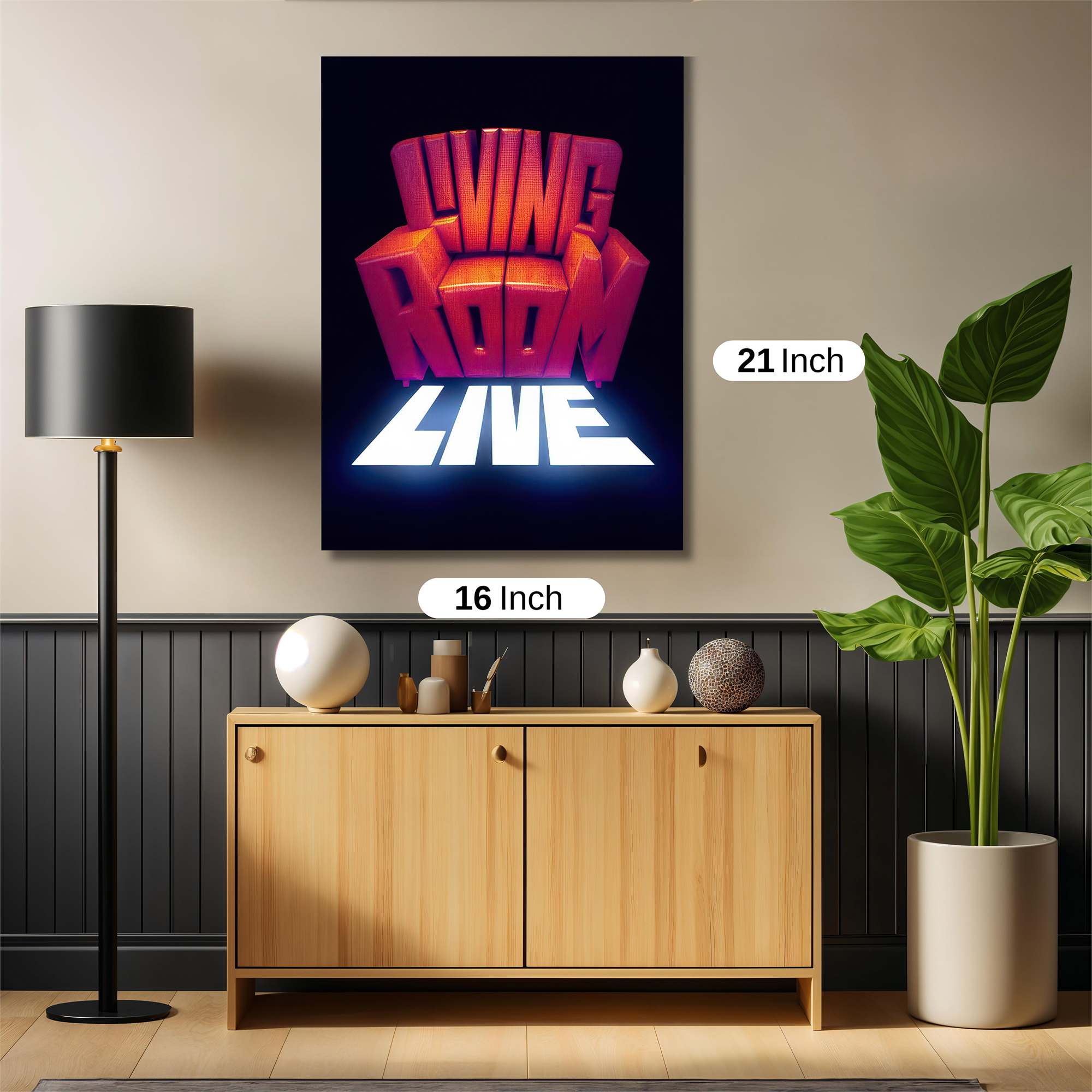 Living Vibrant Safe Wall Magnetic / M