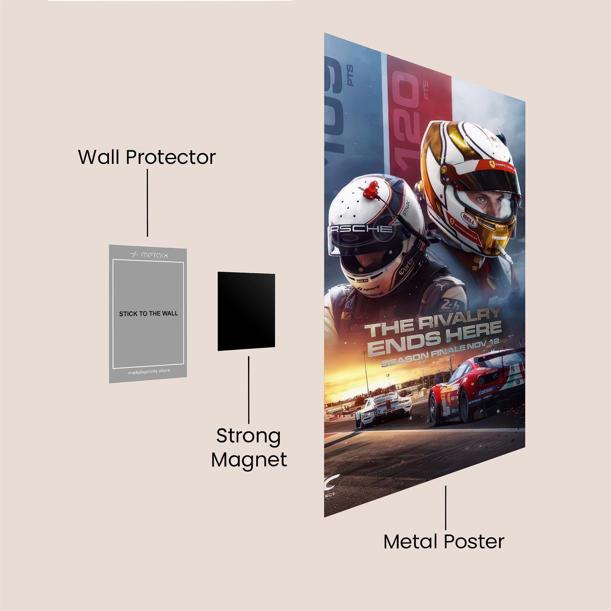 Racers Clash Safe Wall Magnetic / M