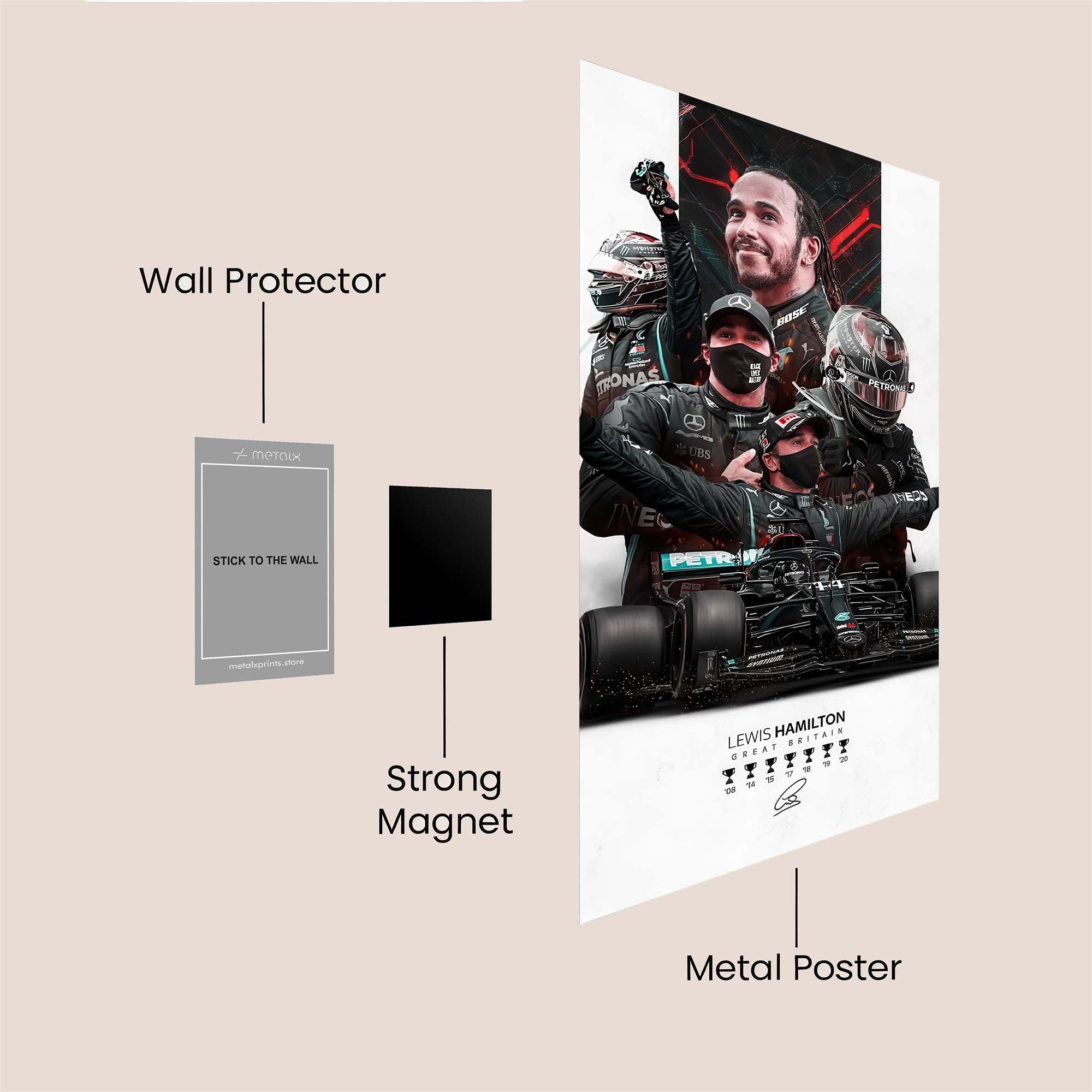 Hamilton Triumphant Safe Wall Magnetic / M