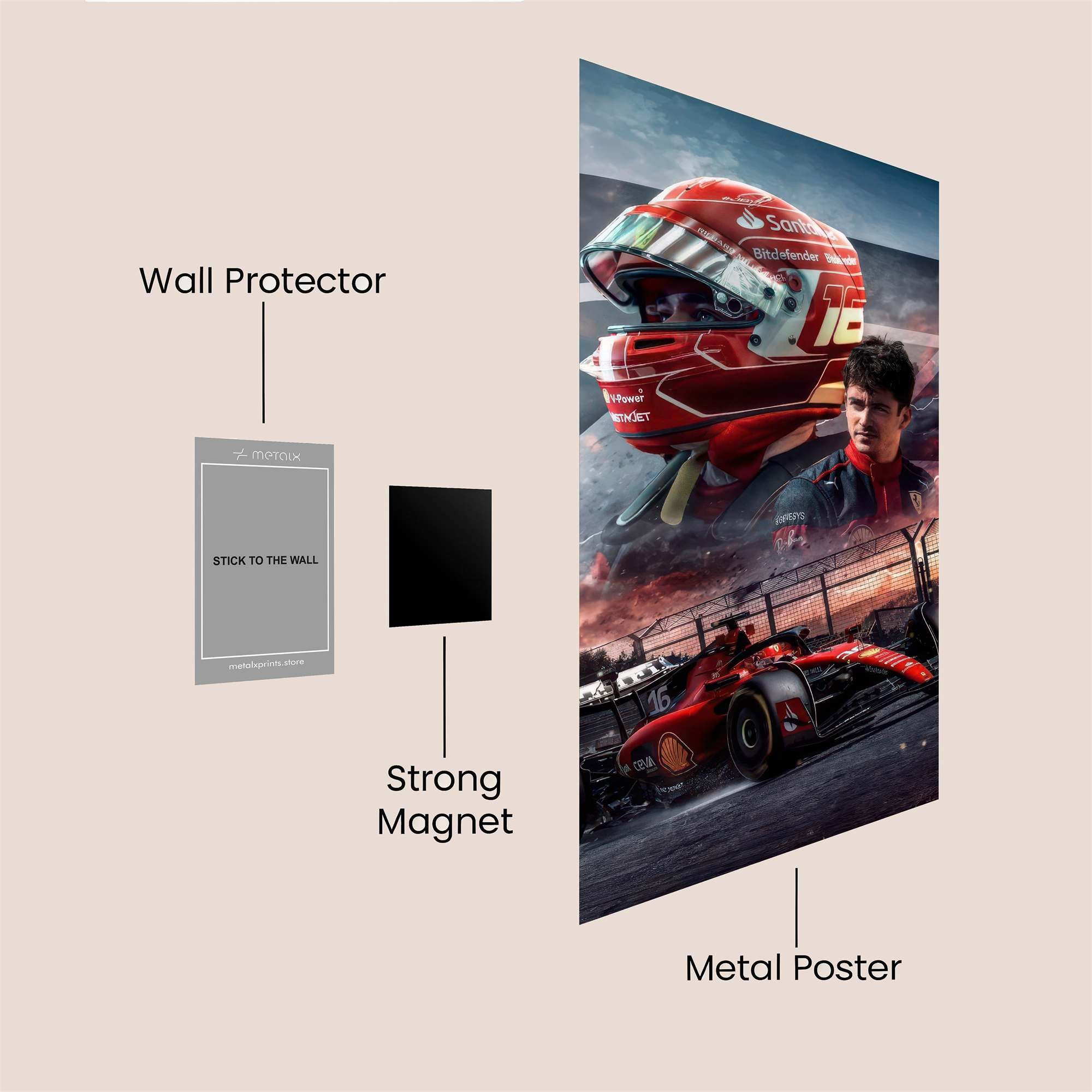 Leclerc Thunder Safe Wall Magnetic / M
