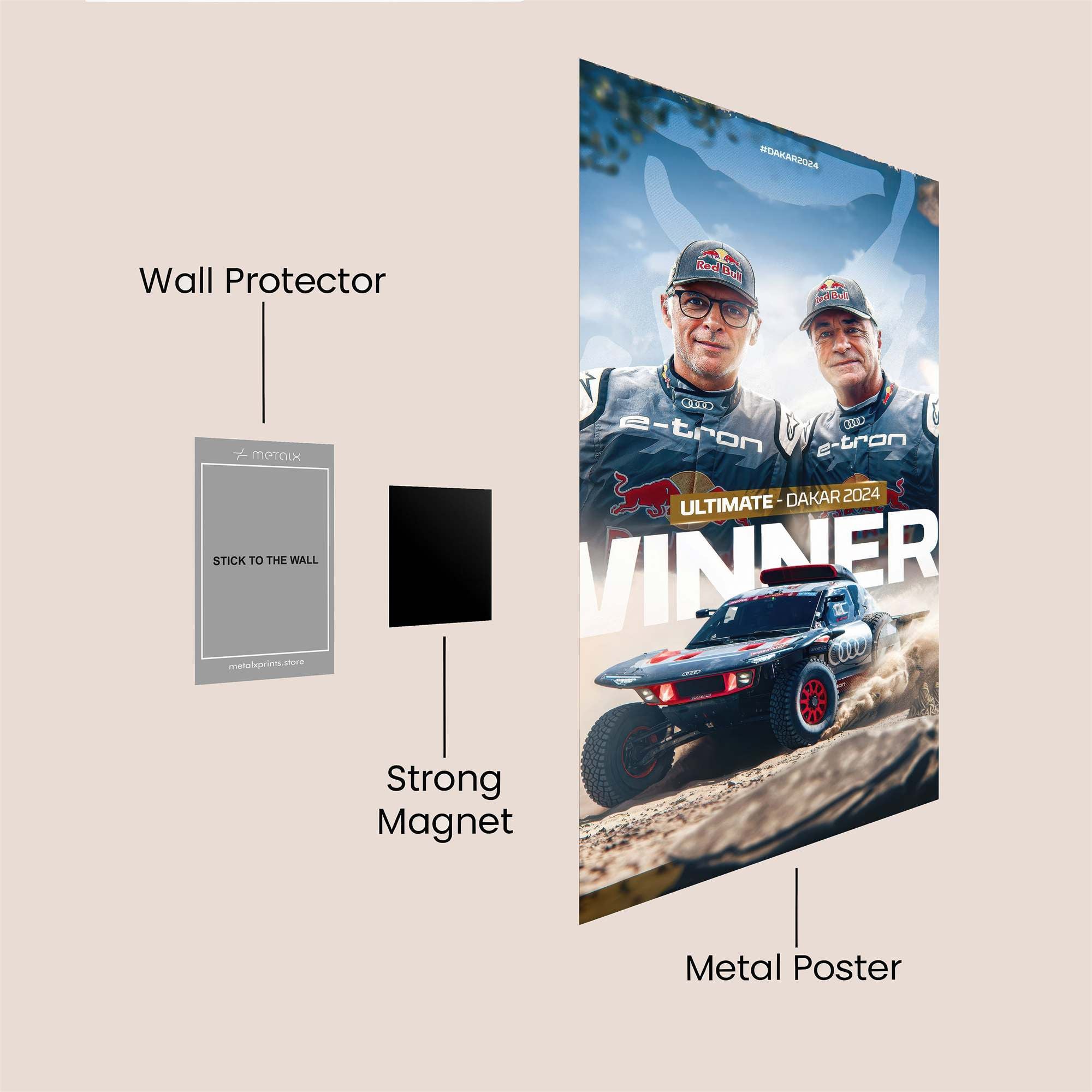 Dakar Triumphant Safe Wall Magnetic / M