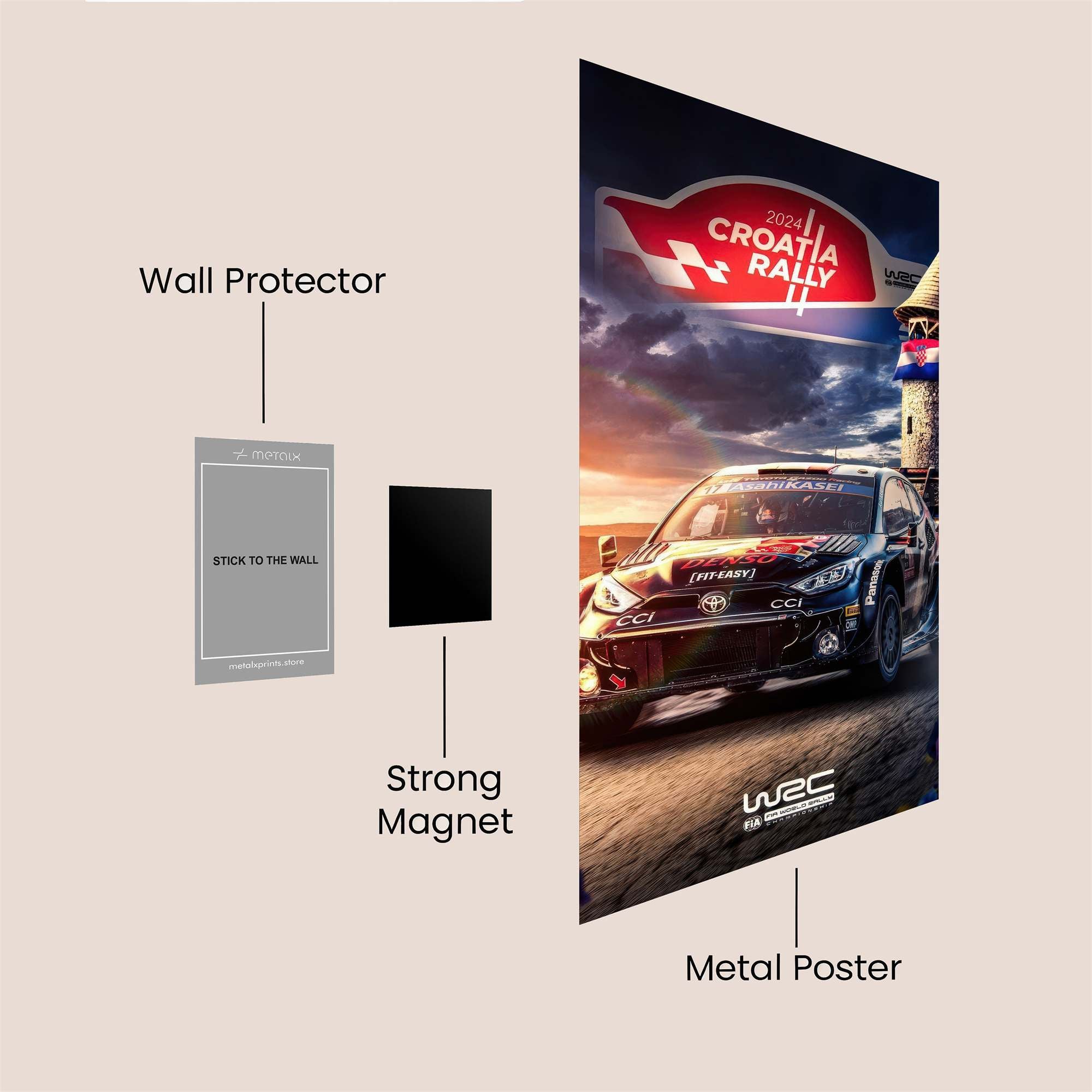 Rally Excitement Safe Wall Magnetic / M