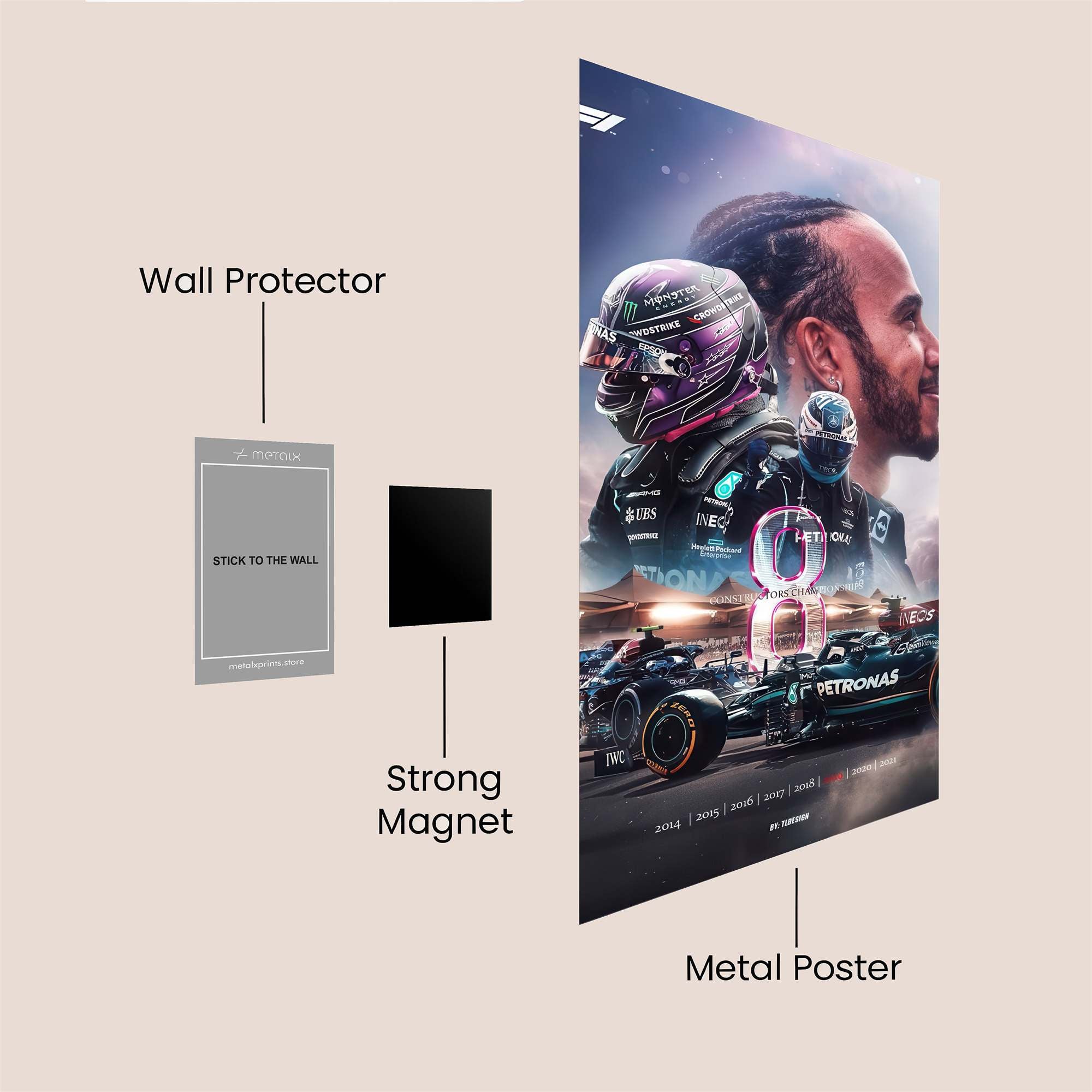 Hamilton Triumphant Safe Wall Magnetic / M