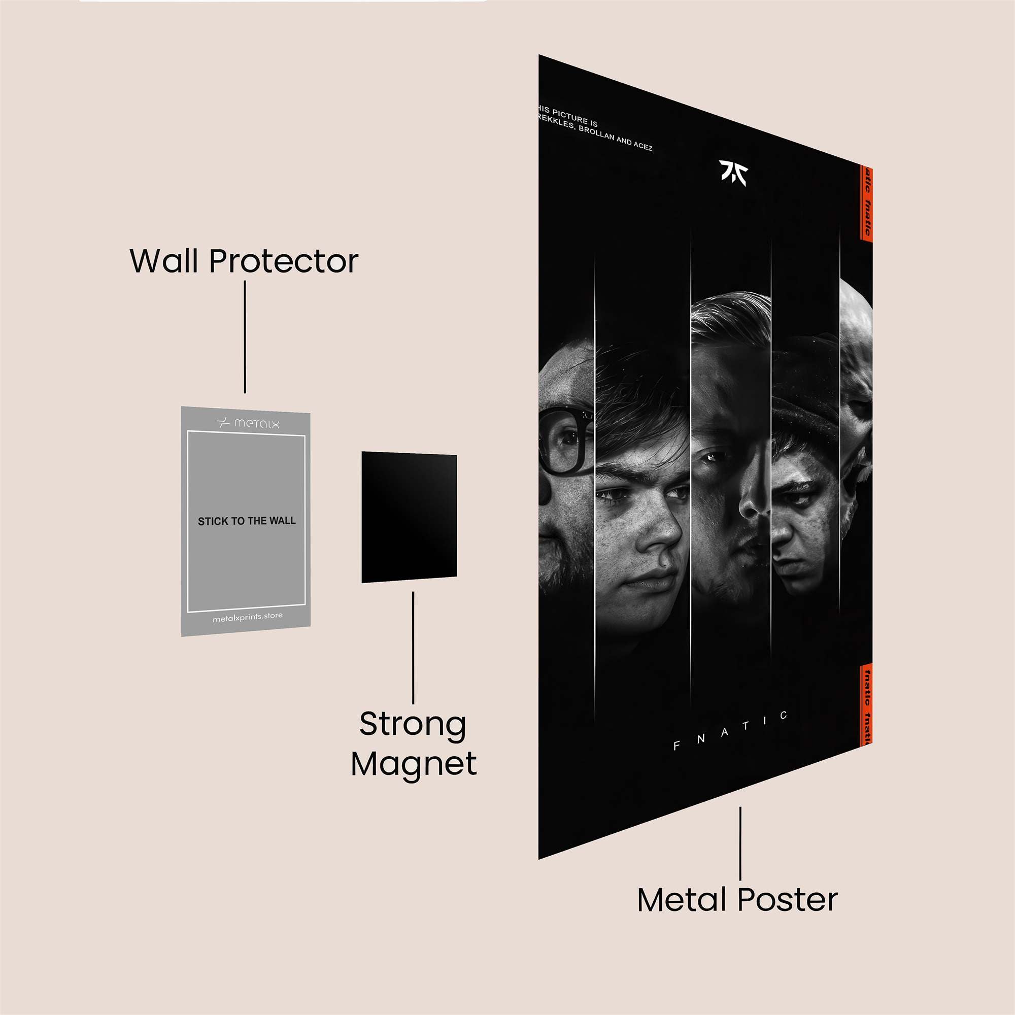 Fnatic Fusion Safe Wall Magnetic / M