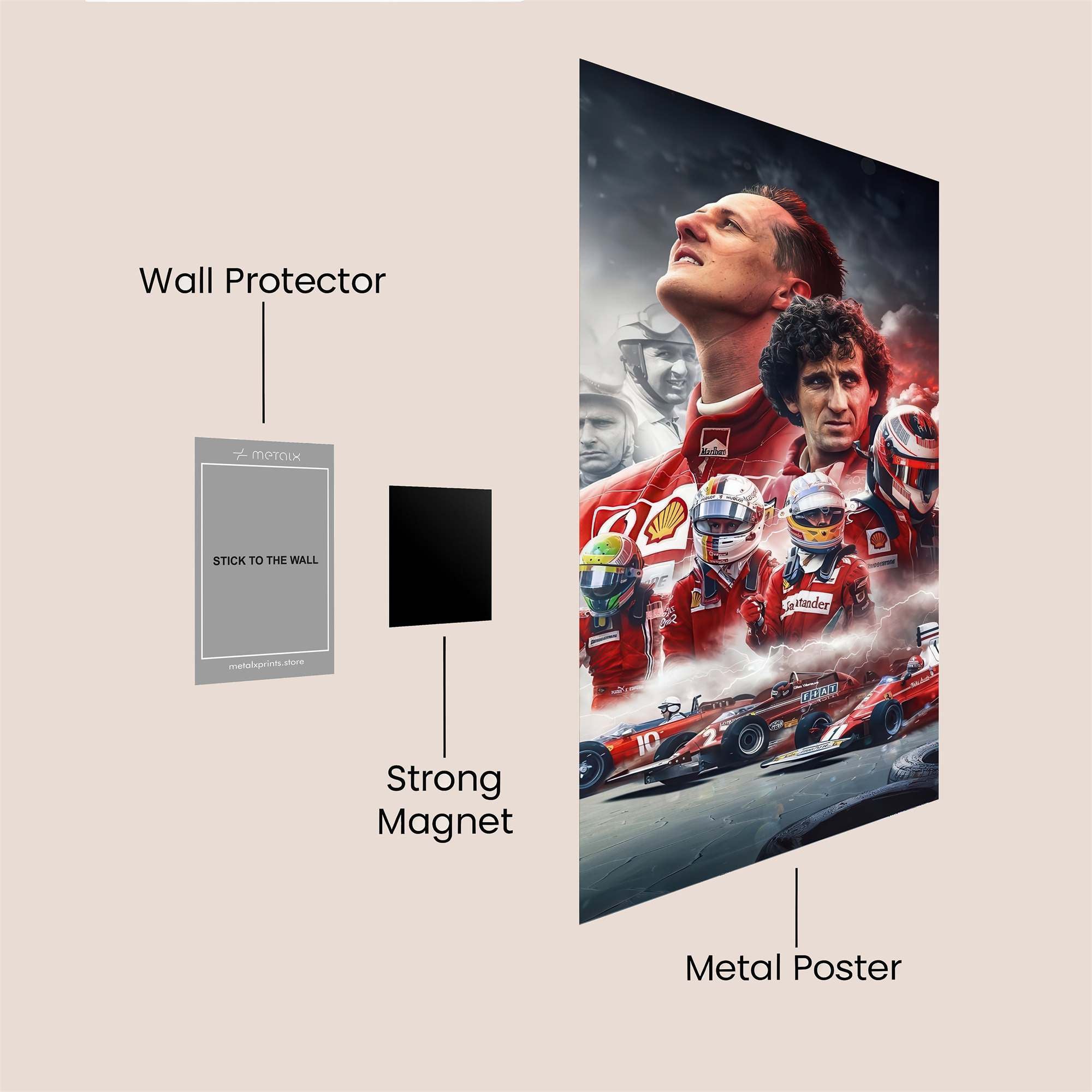 Senna Legend Safe Wall Magnetic / M