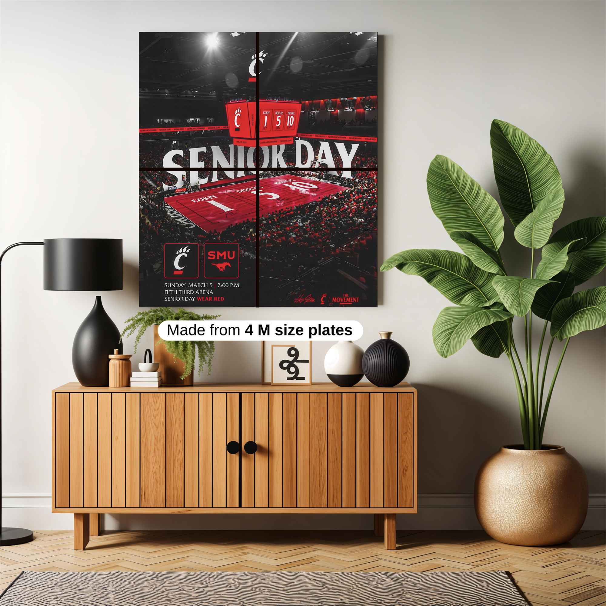 Bearcats Pride Safe Wall Magnetic / M