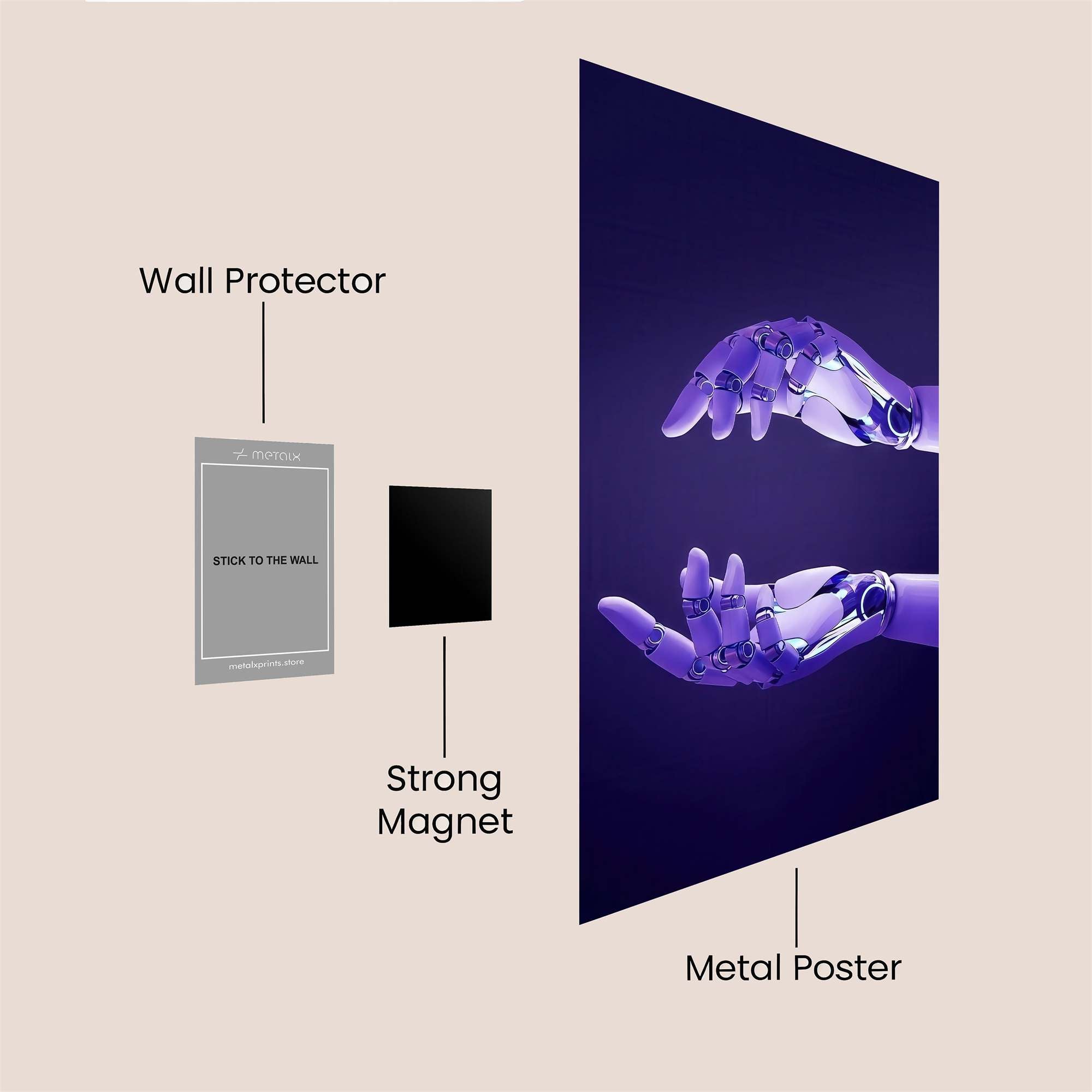 Robot Serenity Safe Wall Magnetic / M