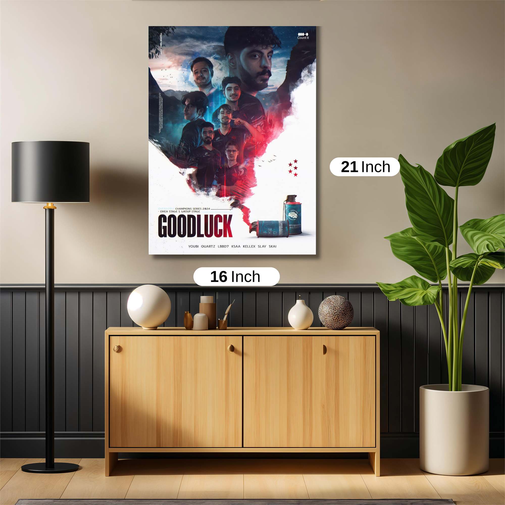 Goodluck Vibrant Safe Wall Magnetic / M