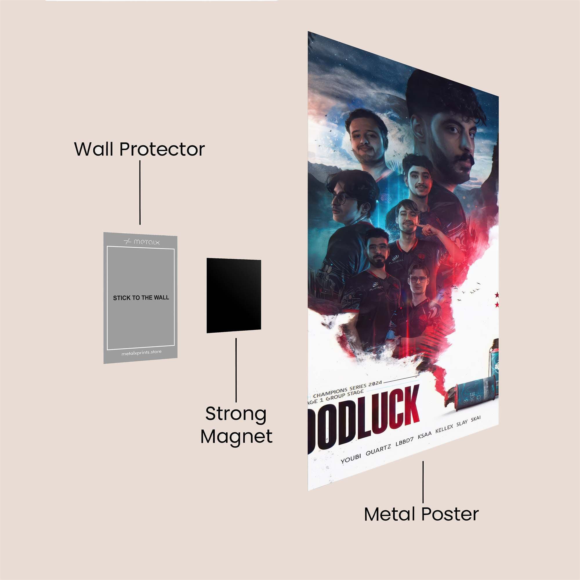 Goodluck Vibrant Safe Wall Magnetic / M