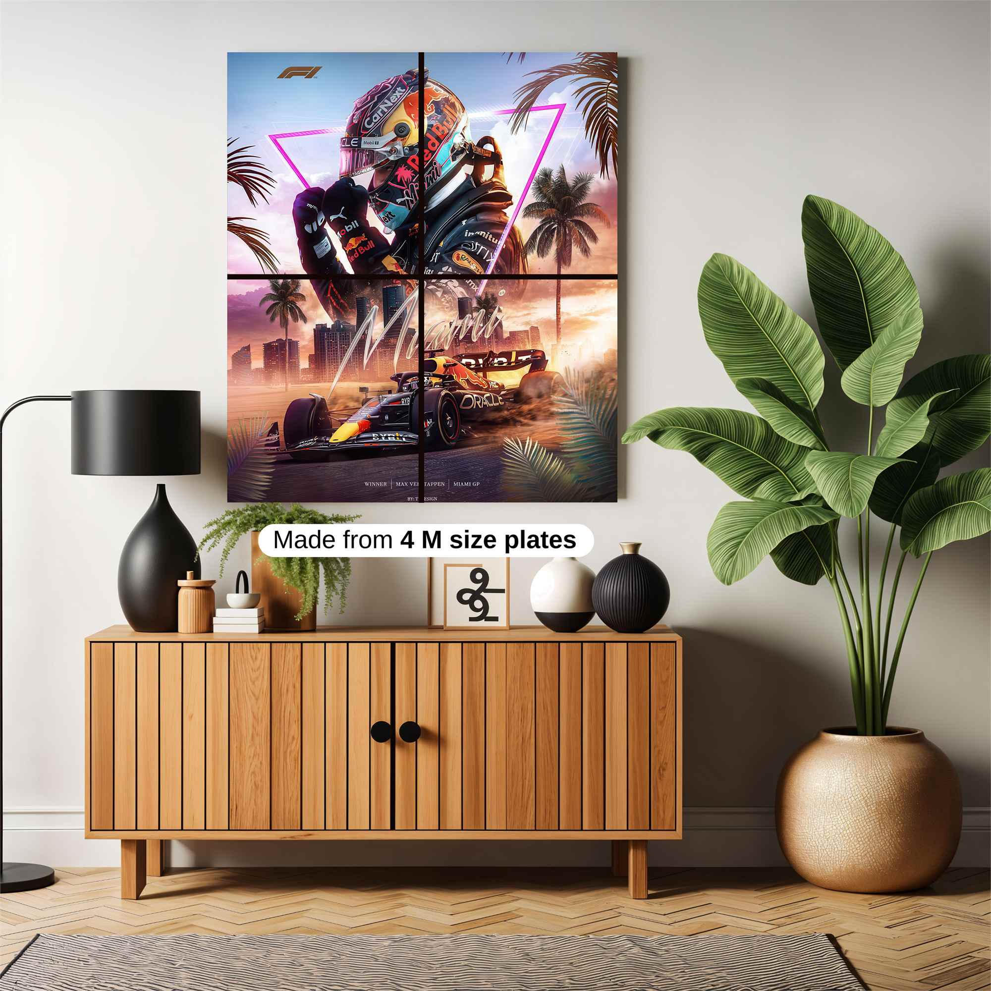 Verstappen Vibrant Safe Wall Magnetic / M