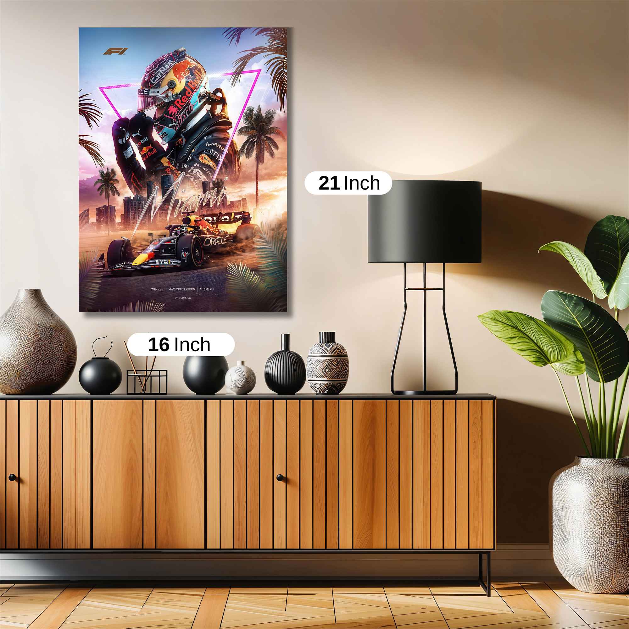Verstappen Vibrant Safe Wall Magnetic / M