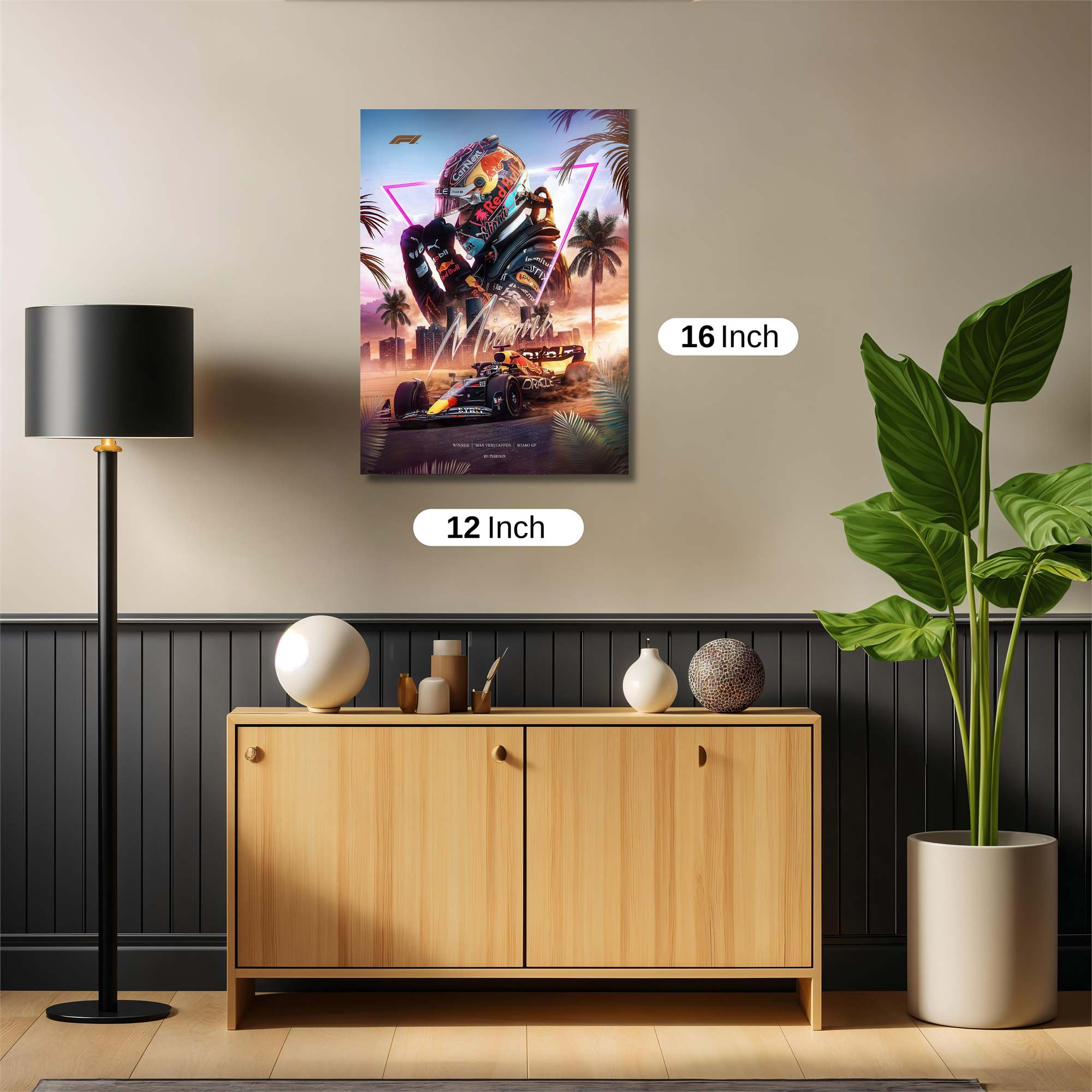 Verstappen Vibrant Safe Wall Magnetic / M