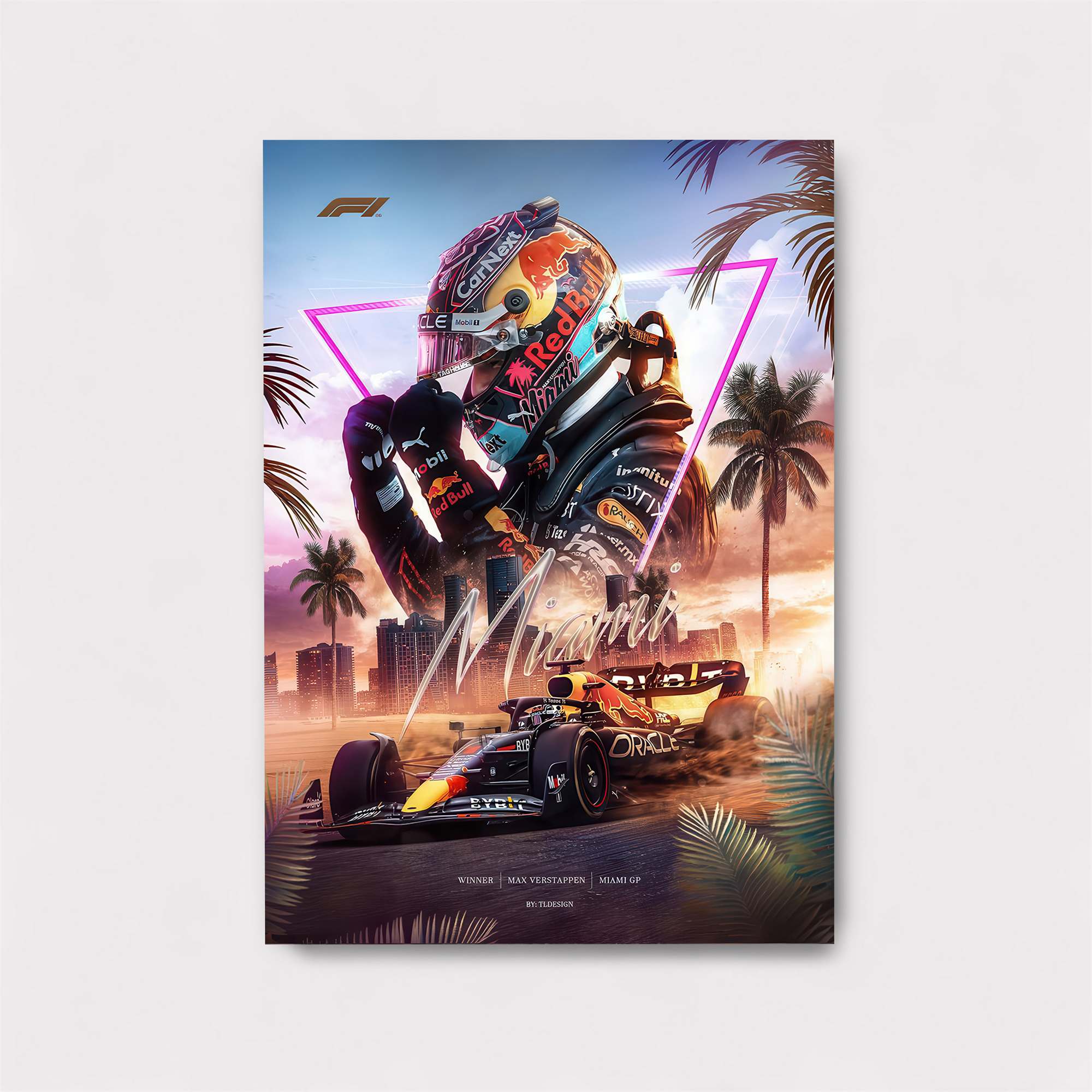 Verstappen Vibrant Safe Wall Magnetic / M