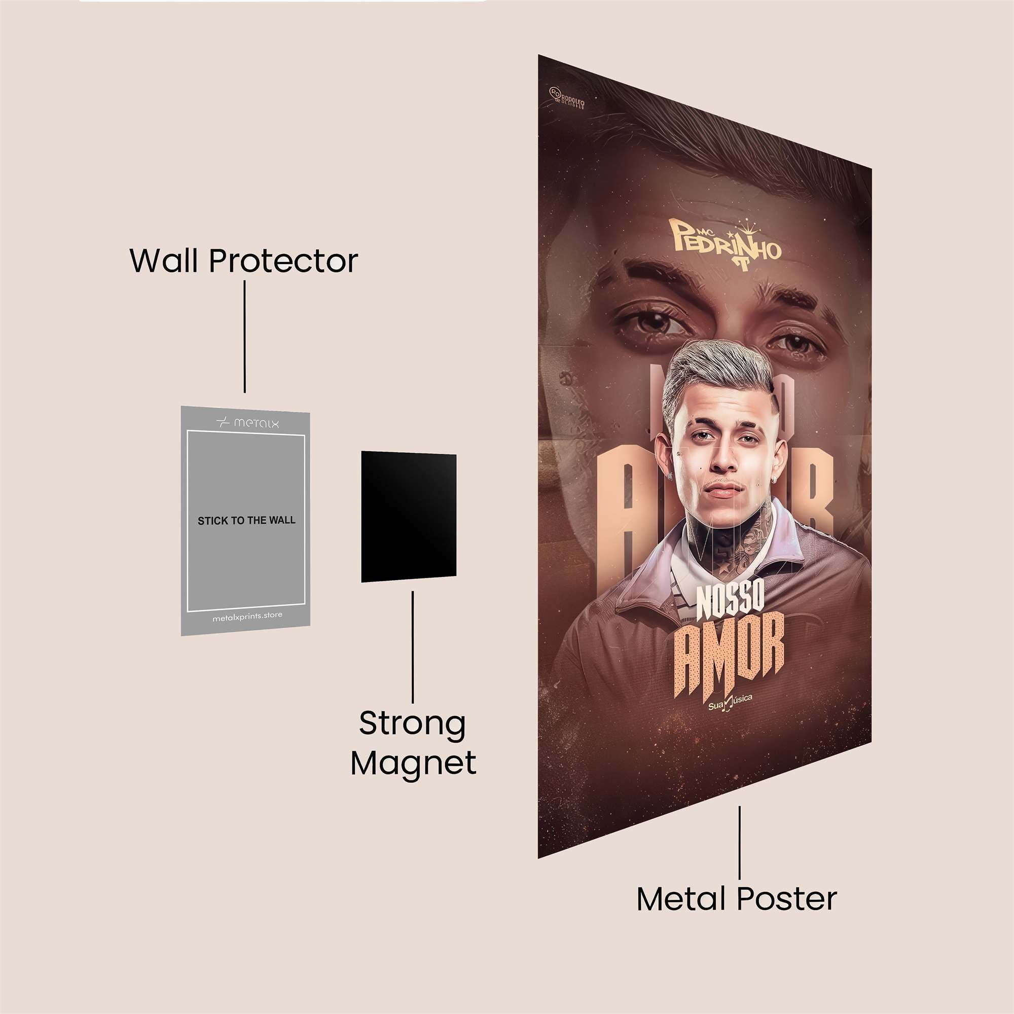 Pedrinho Passion Safe Wall Magnetic / M