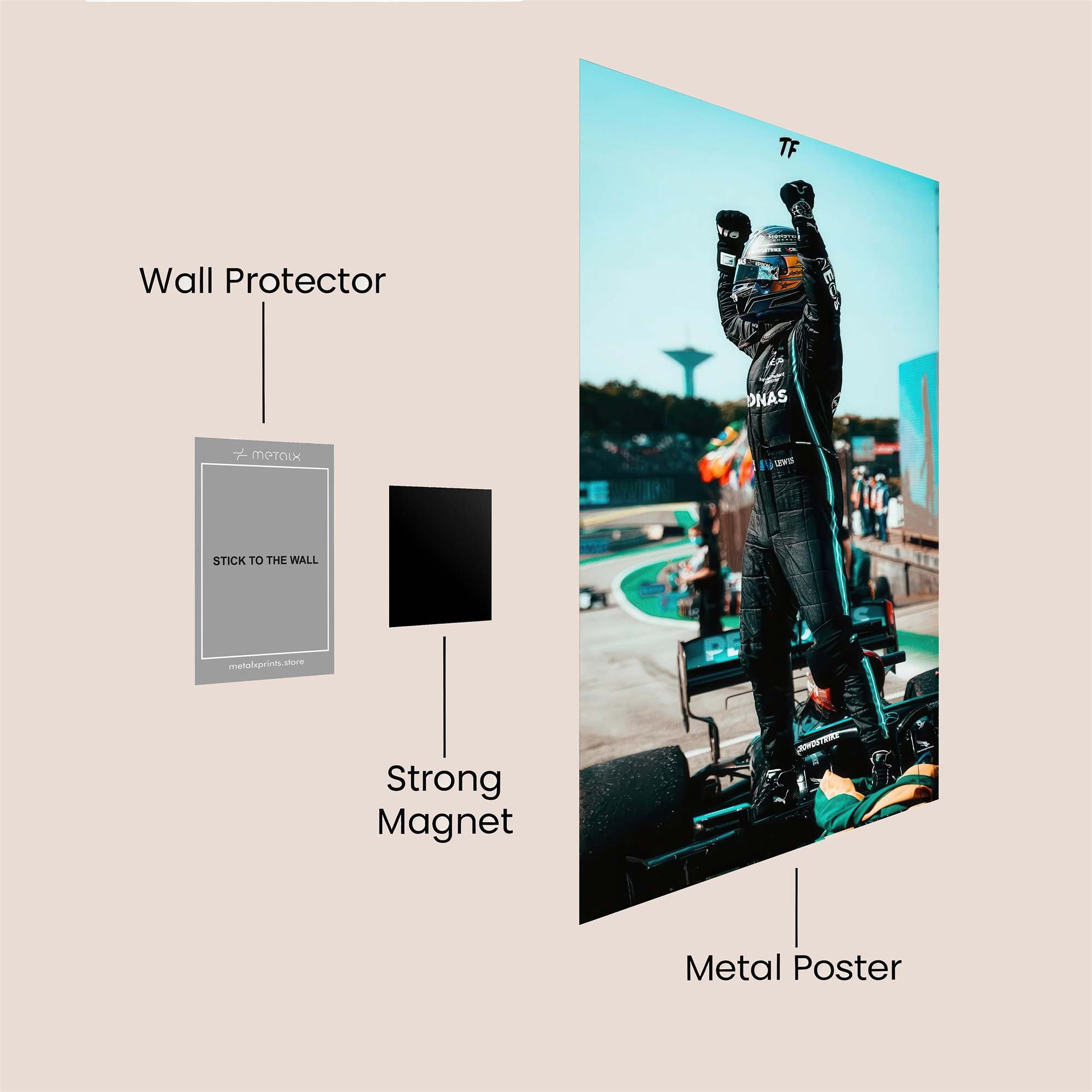 Hamilton Triumphant Safe Wall Magnetic / M