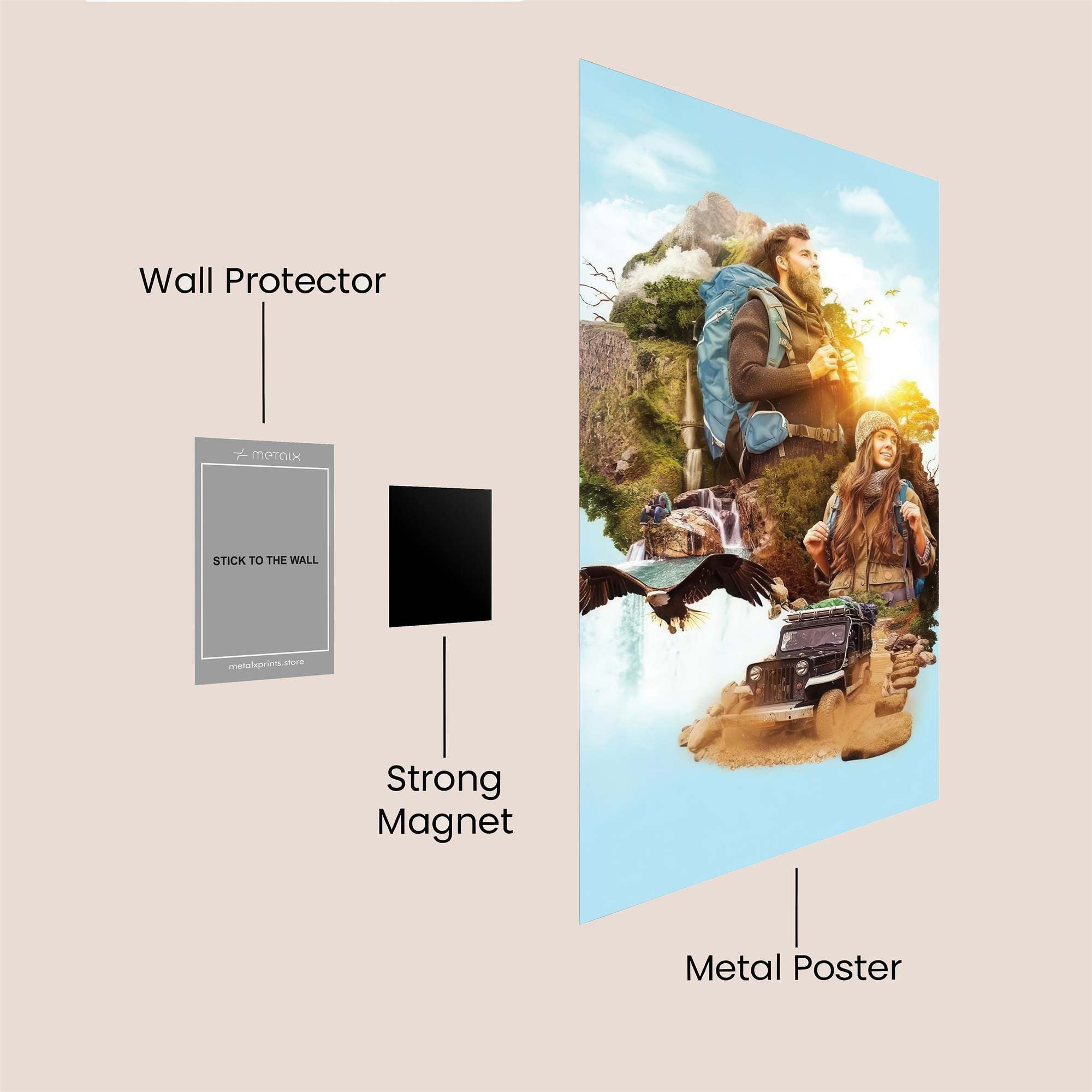 Adventure Unleashed Safe Wall Magnetic / M