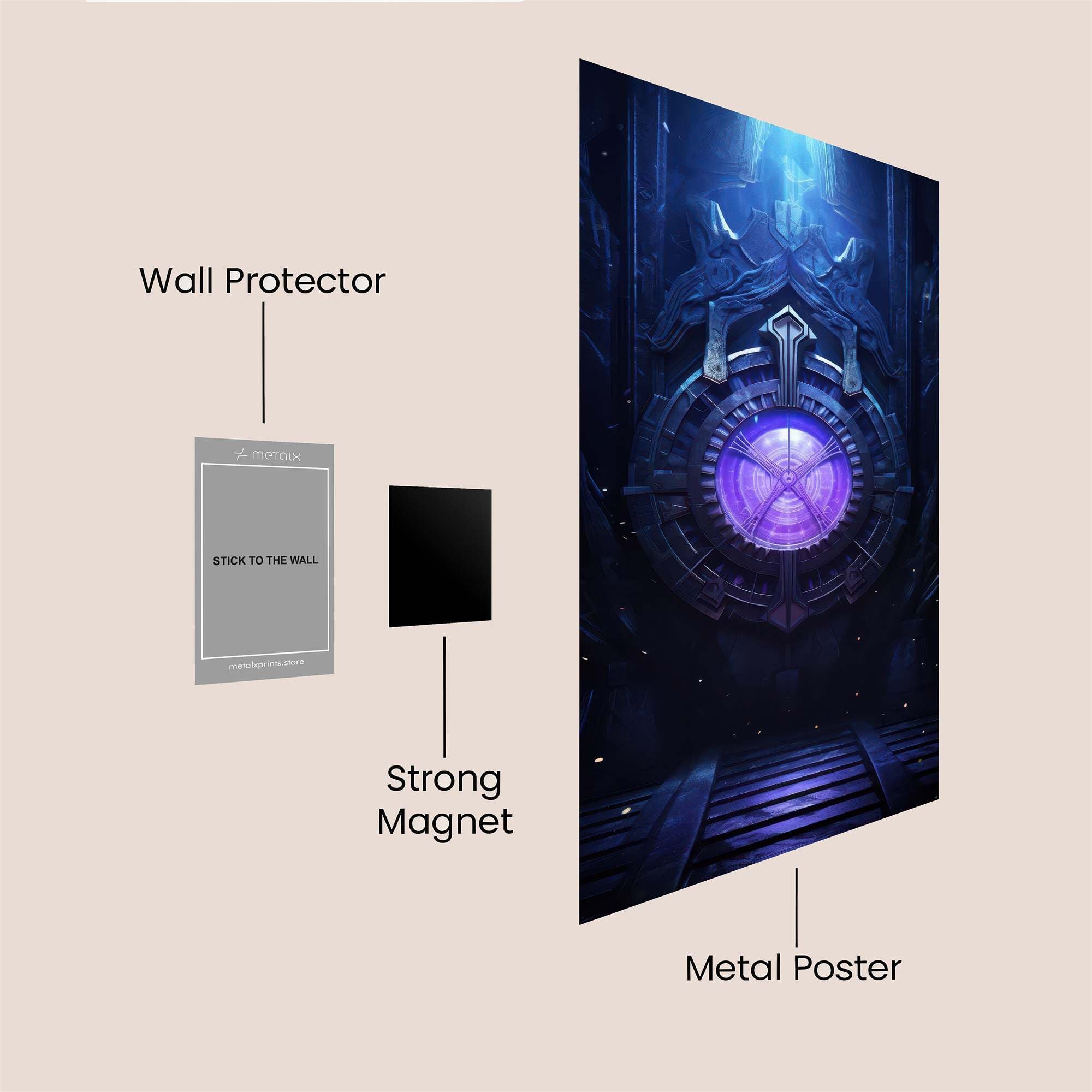 Portal Enigma Safe Wall Magnetic / M
