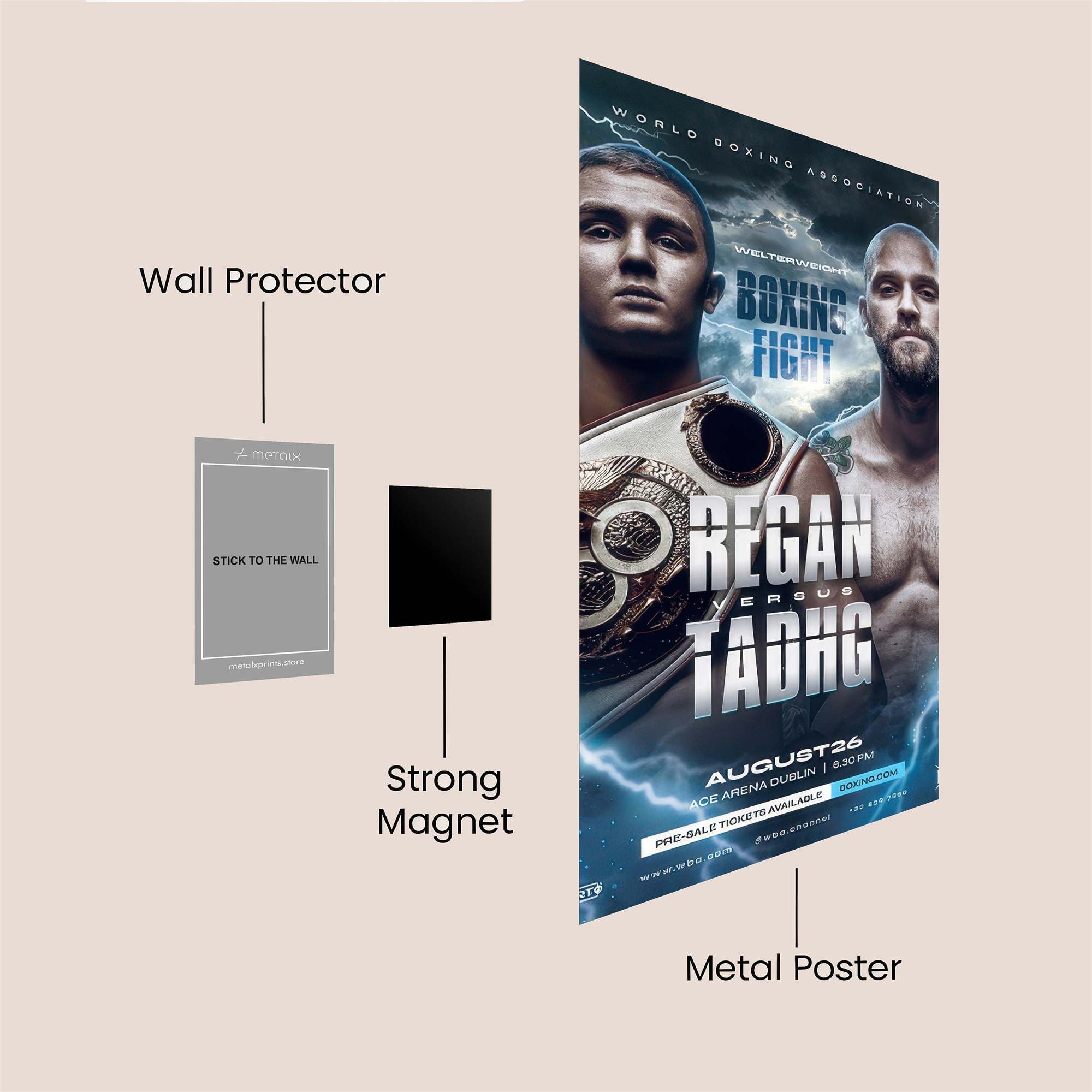 Regan Rumble Safe Wall Magnetic / M