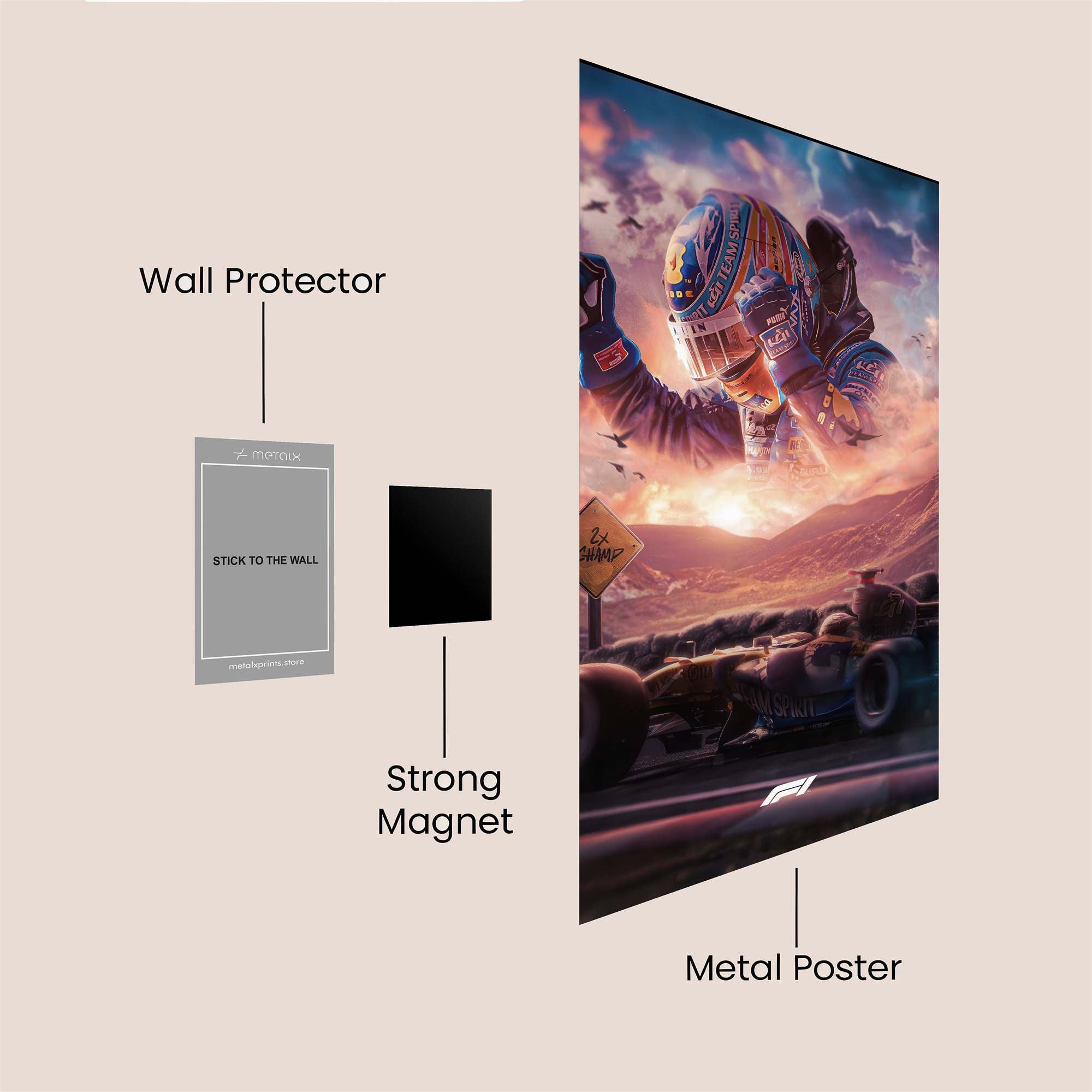 Hamilton Triumphant Safe Wall Magnetic / M