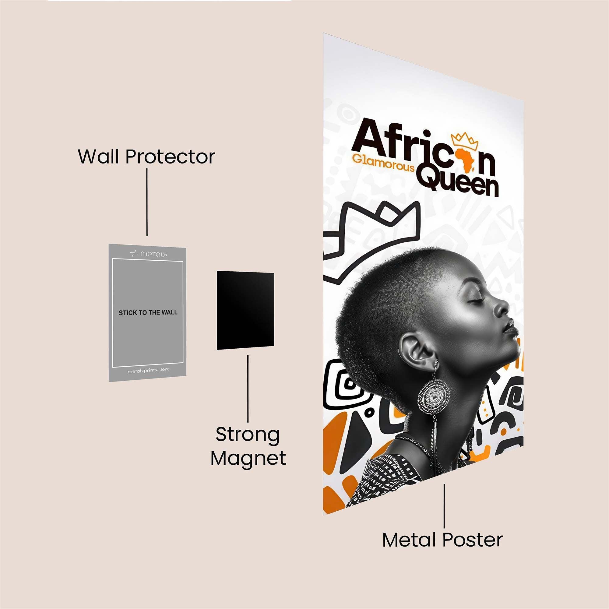 Queen Serene Safe Wall Magnetic / M