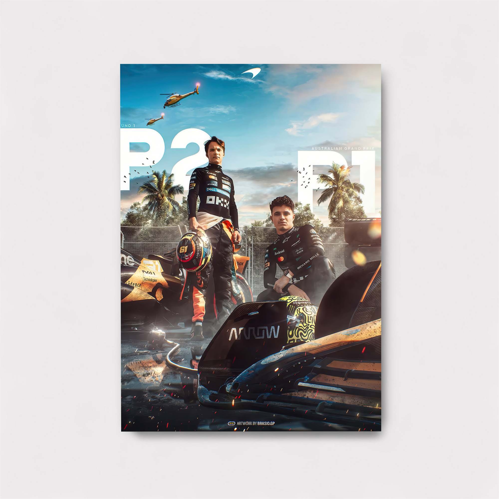 Verstappen Victory Safe Wall Magnetic / M
